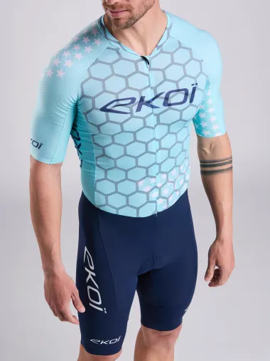Combinaison triathlon EKOI Racing GRAPHENE Azur