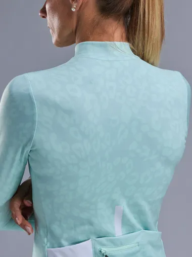 Maillot manches longues femme EKOI Perf LEO Sauge
