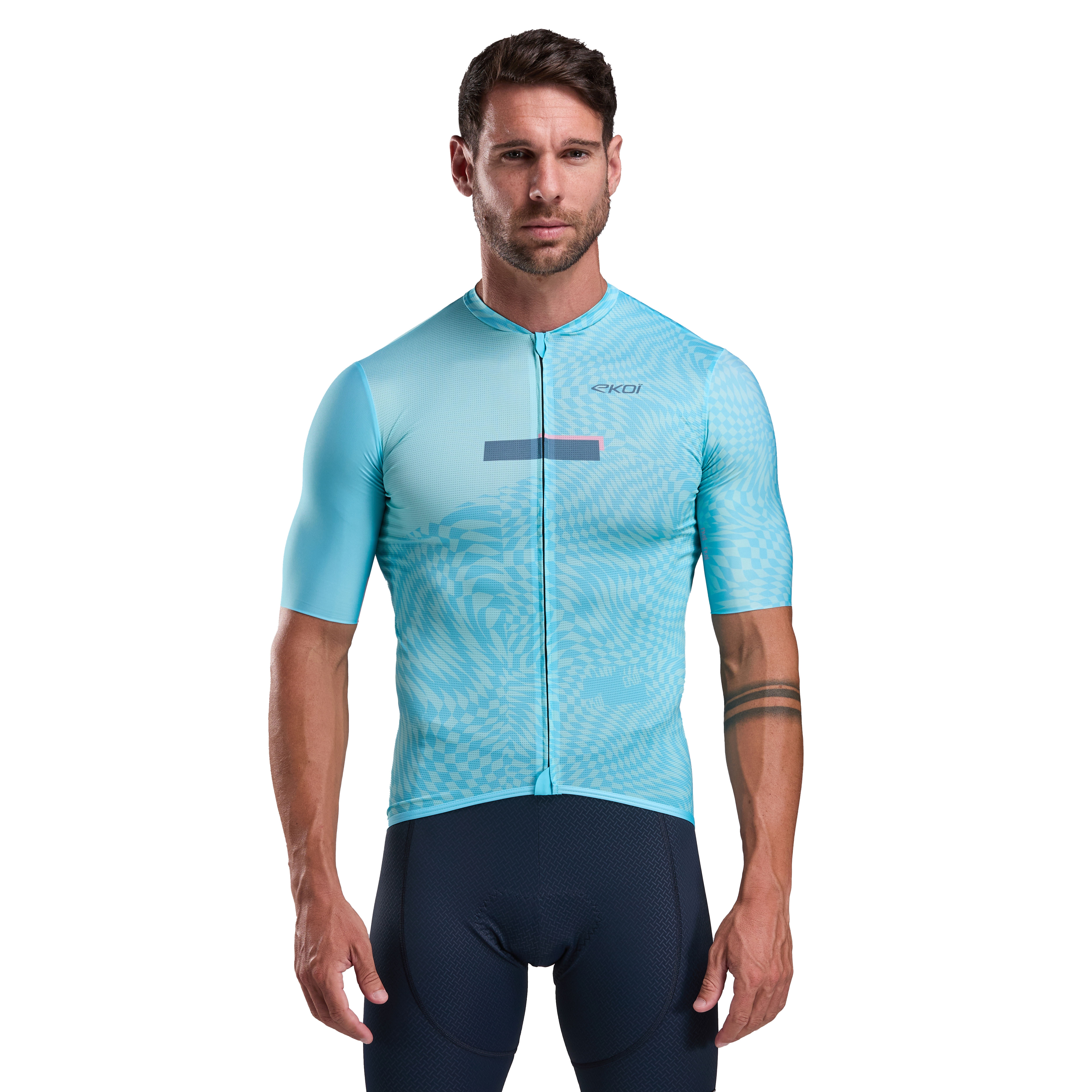 Maillot EKOI Perf GRAPHIC Bleu ciel