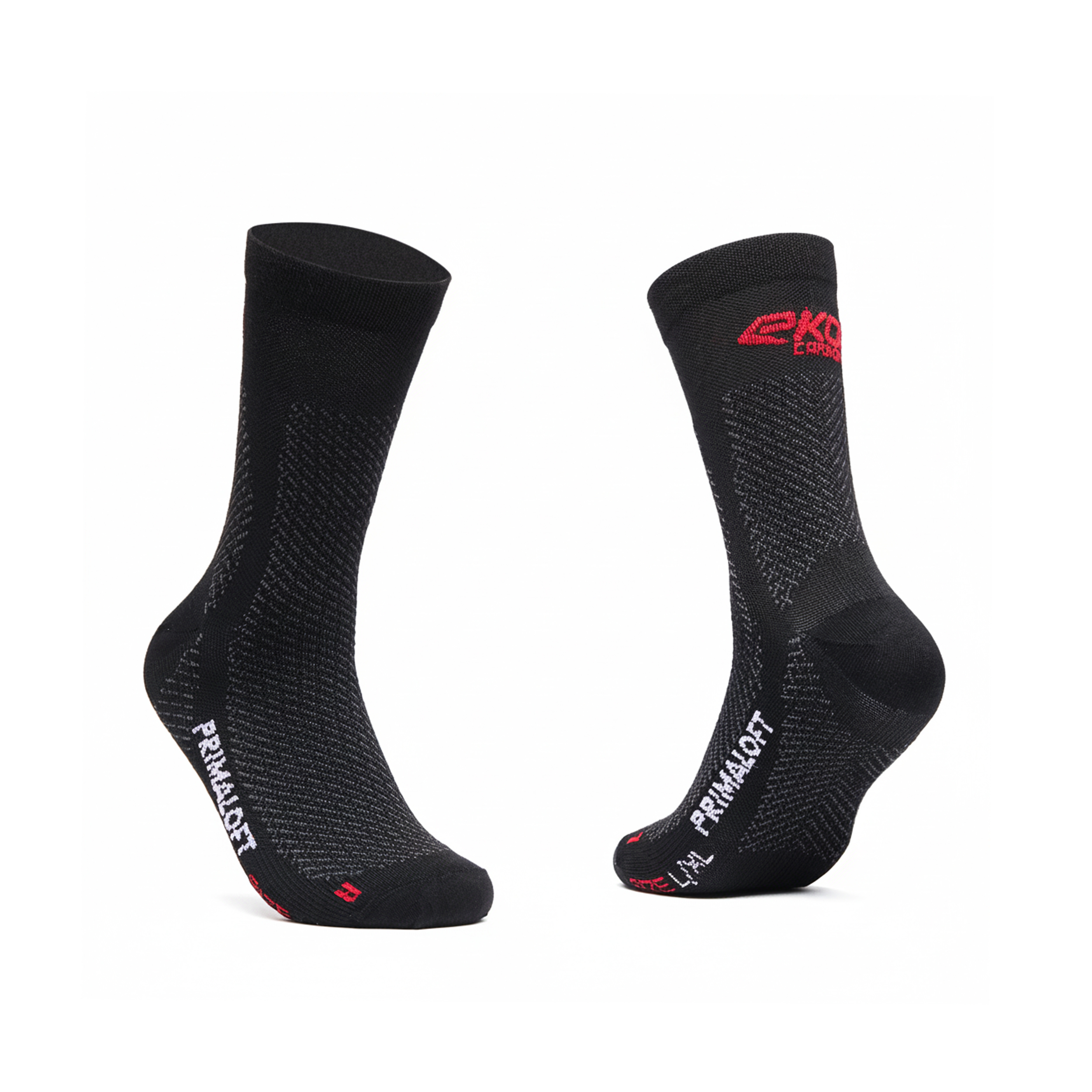 Chaussettes hiver EKOI Perf CARBON FIBER PRIMALOFT 18 cm