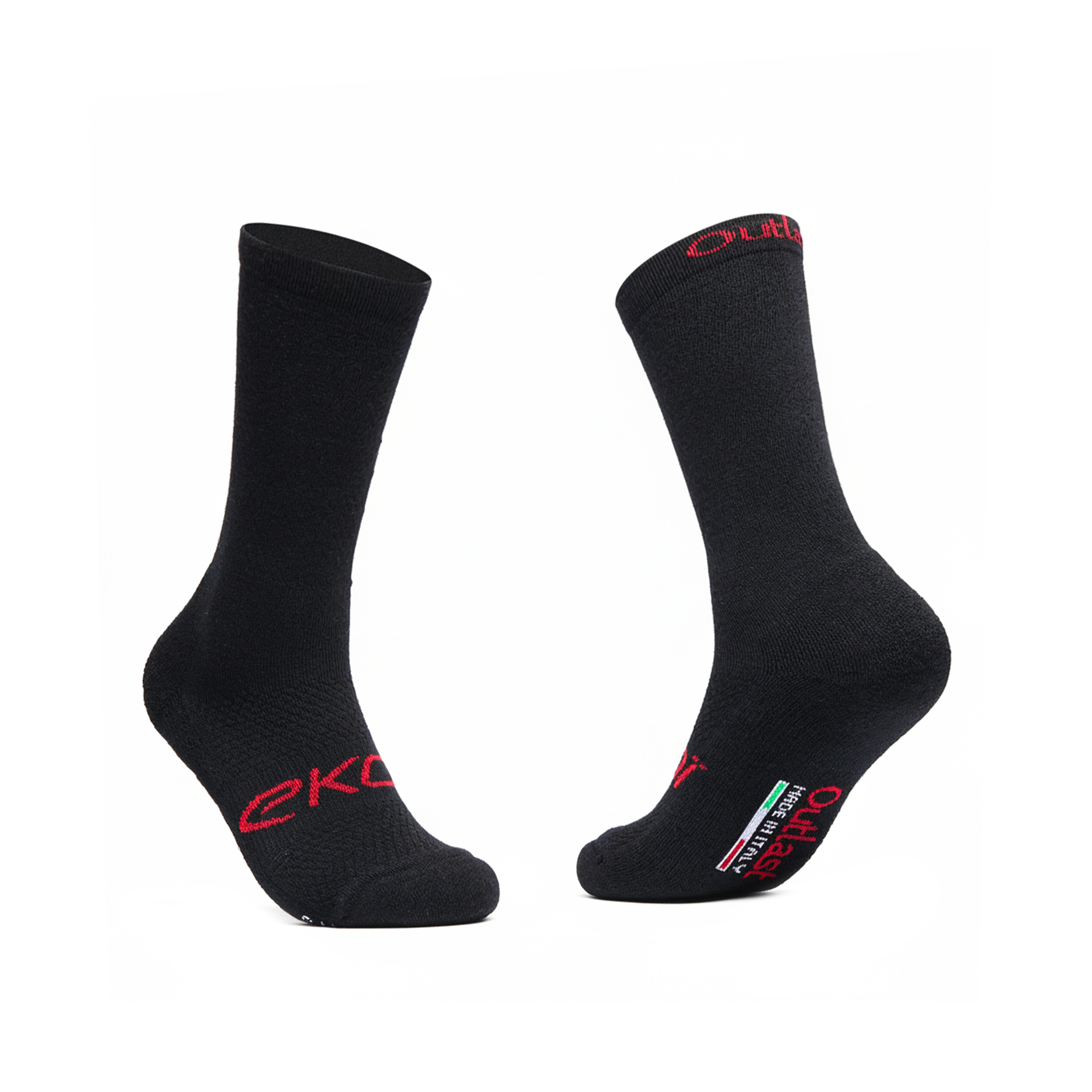 Chaussettes hiver EKOI Racing OUTLAST 20cm Noir