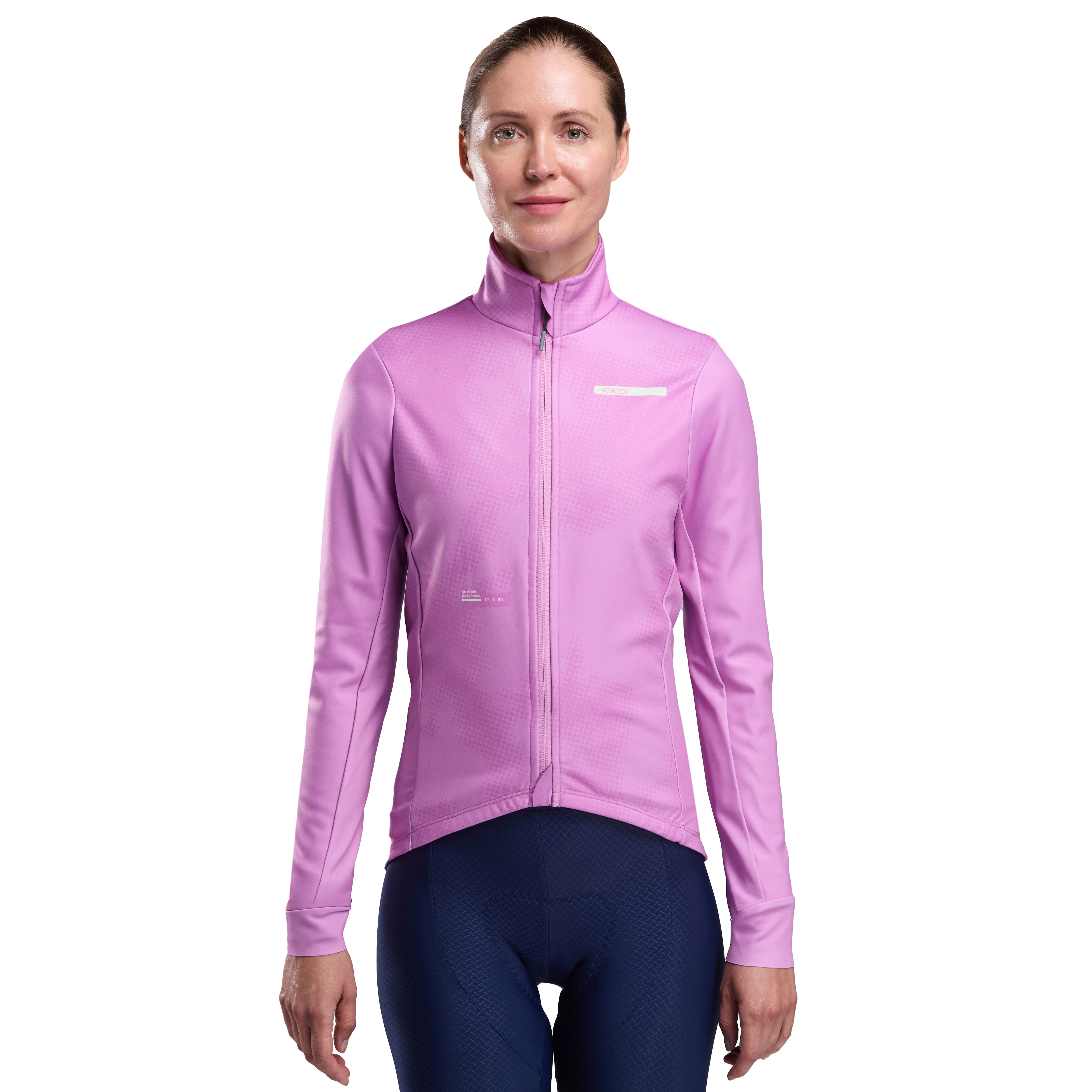 Veste thermique femme EKOI Perf TIE & DYE Mauve