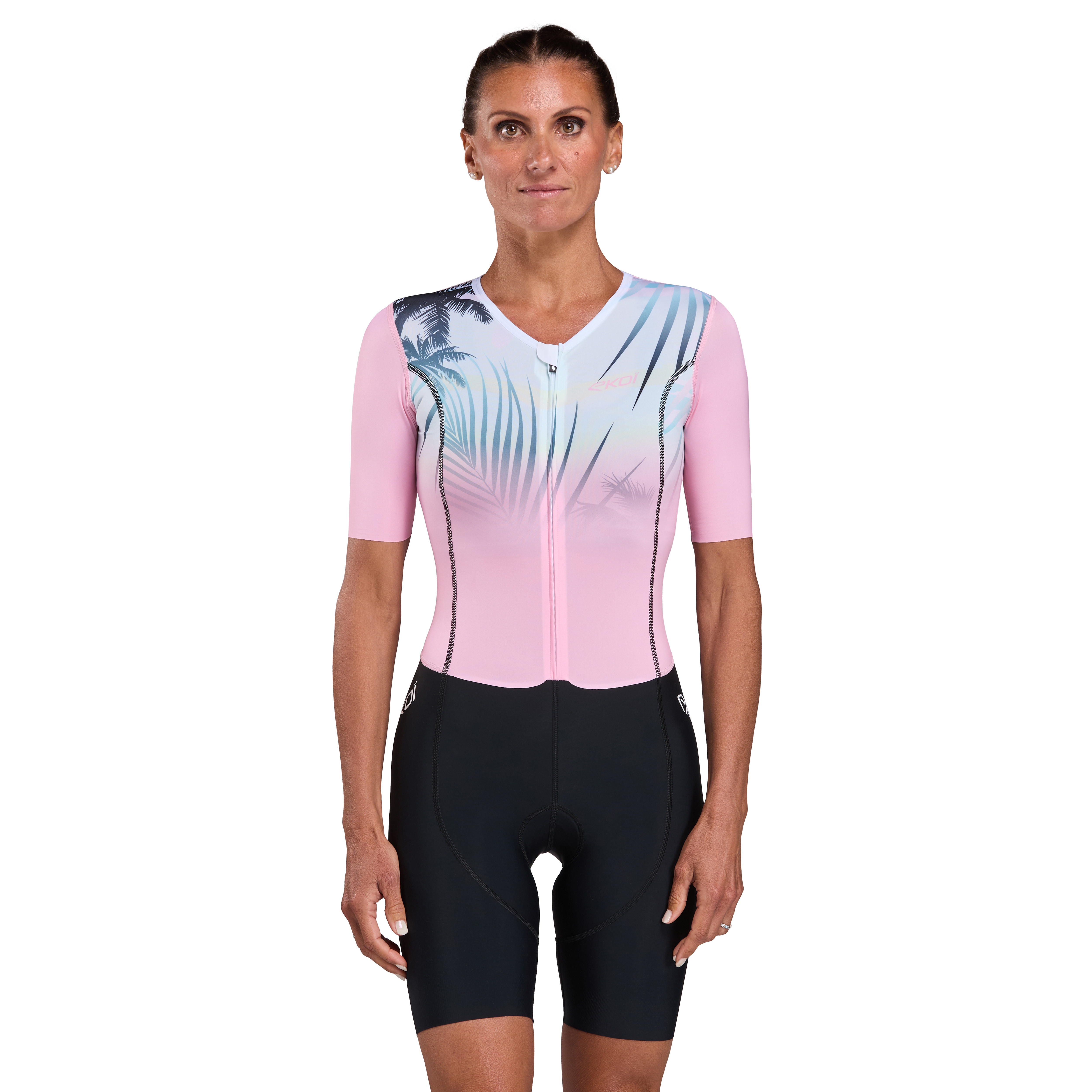 Combinaison triathlon femme EKOI Perf OASIS Rose