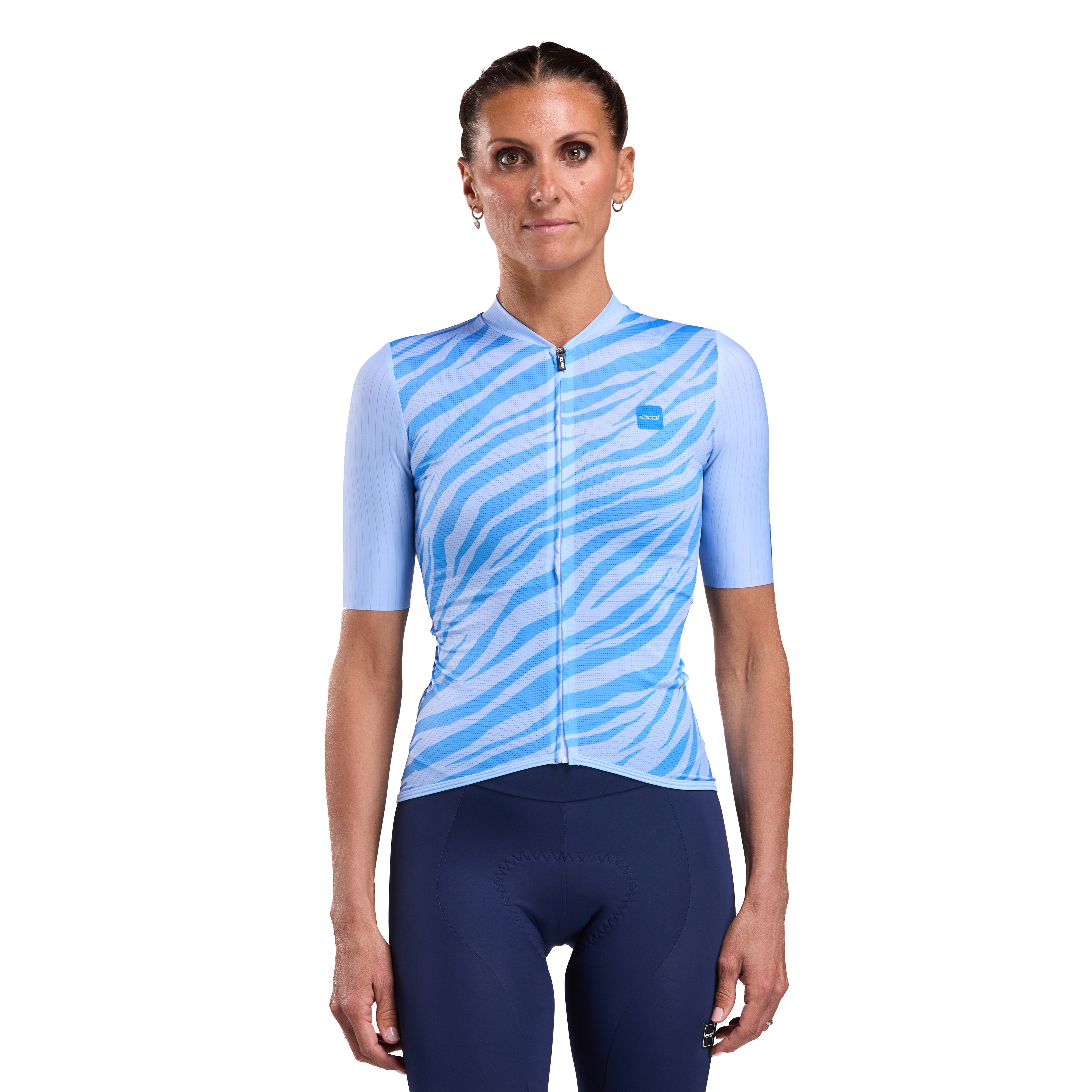 Maillot femme EKOI Perf ZEBRA Bleu