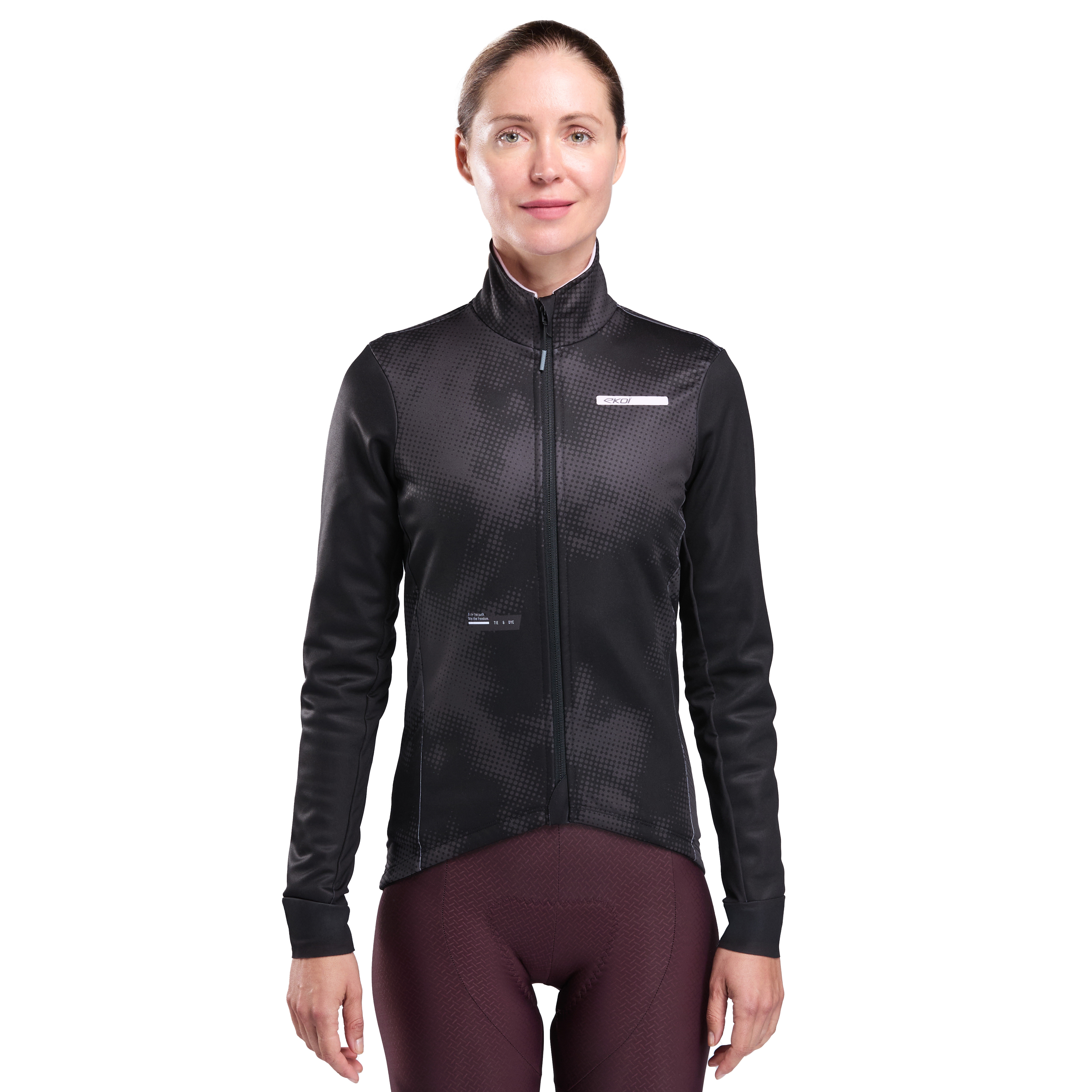 Veste thermique femme EKOI Perf TIE & DYE Noir