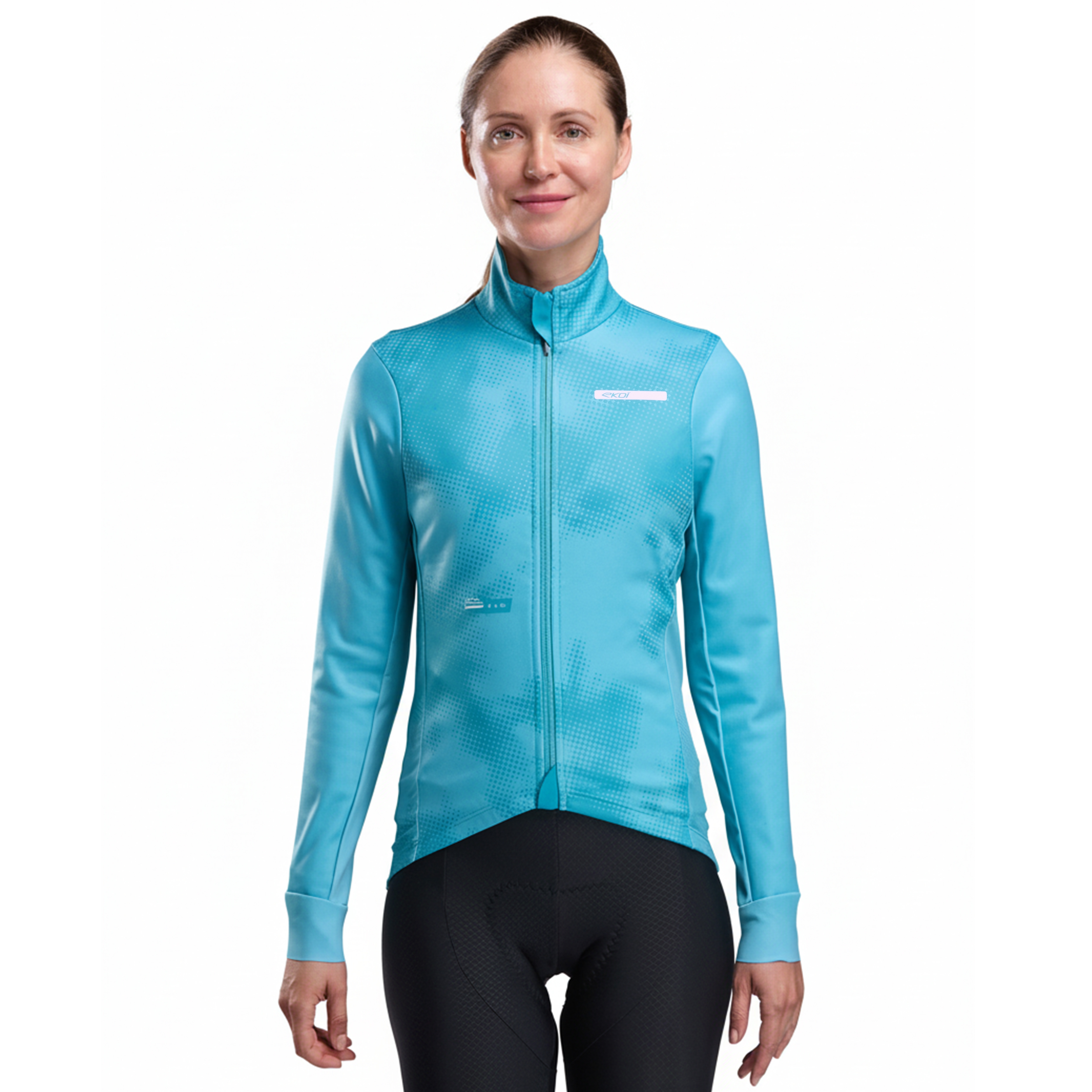 Veste thermique femme EKOI Perf TIE & DYE Vert Azur
