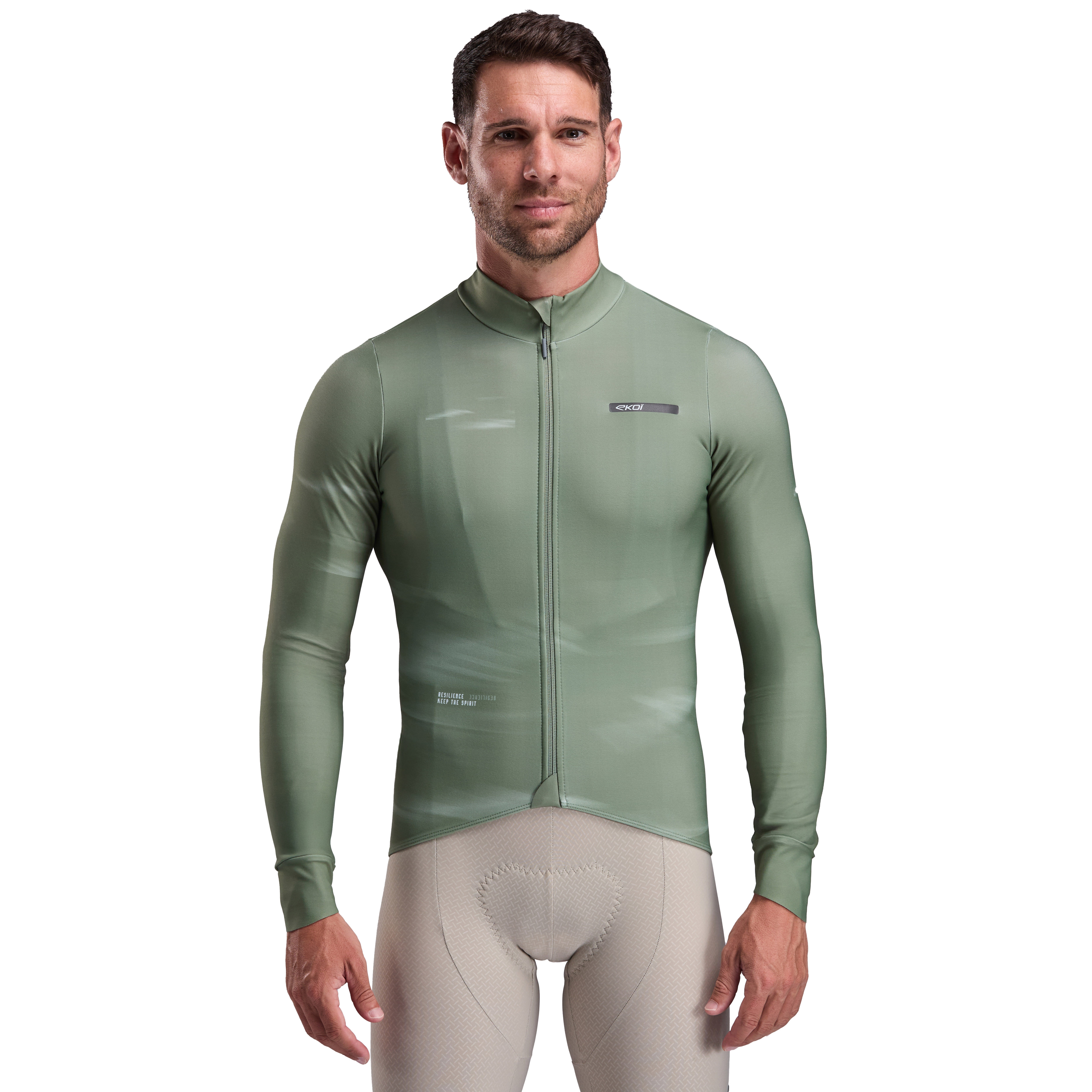 Maillot manches longues EKOI Perf RESILIENCE Kaki