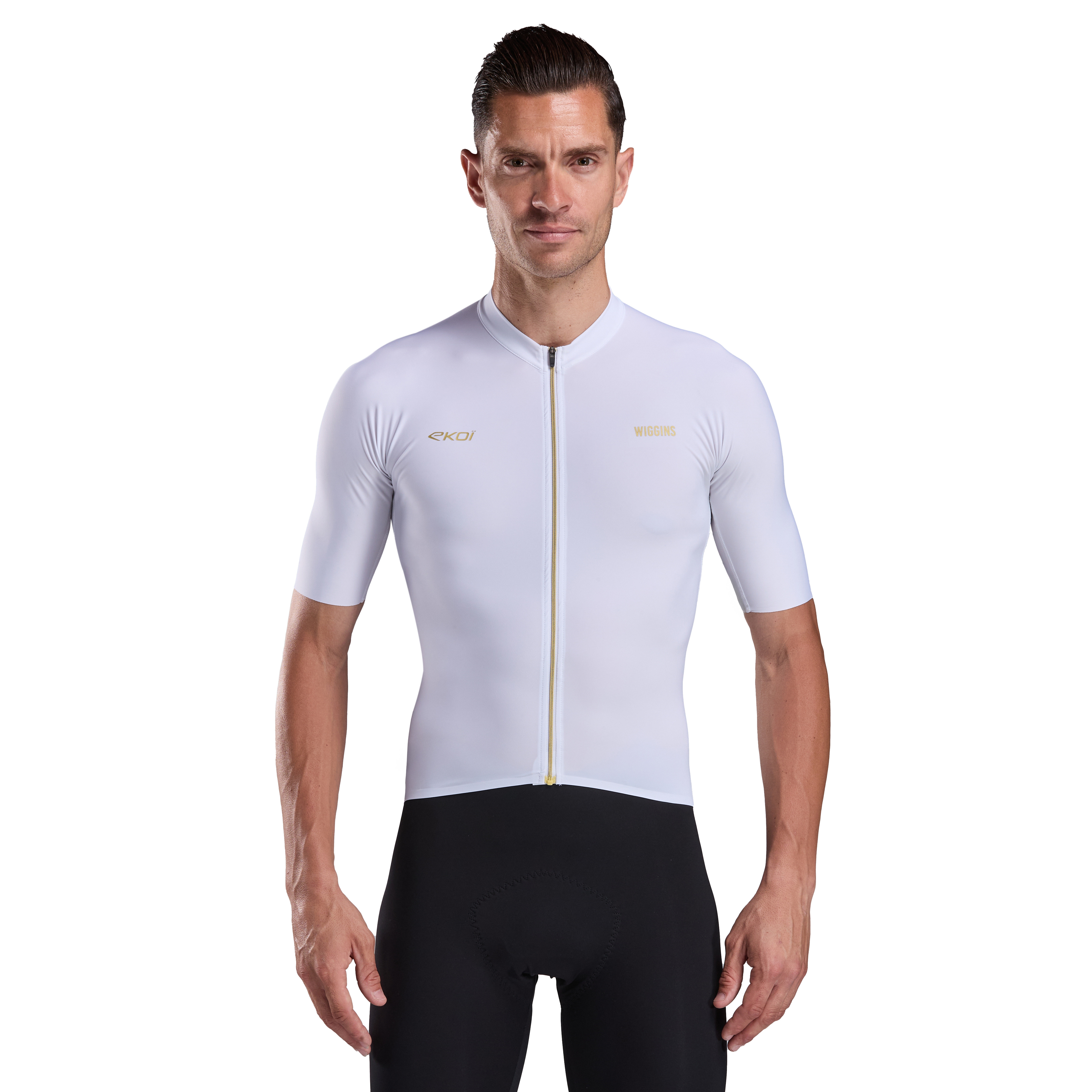 Maillot EKOI Racing BRADLEY WIGGINS Blanc