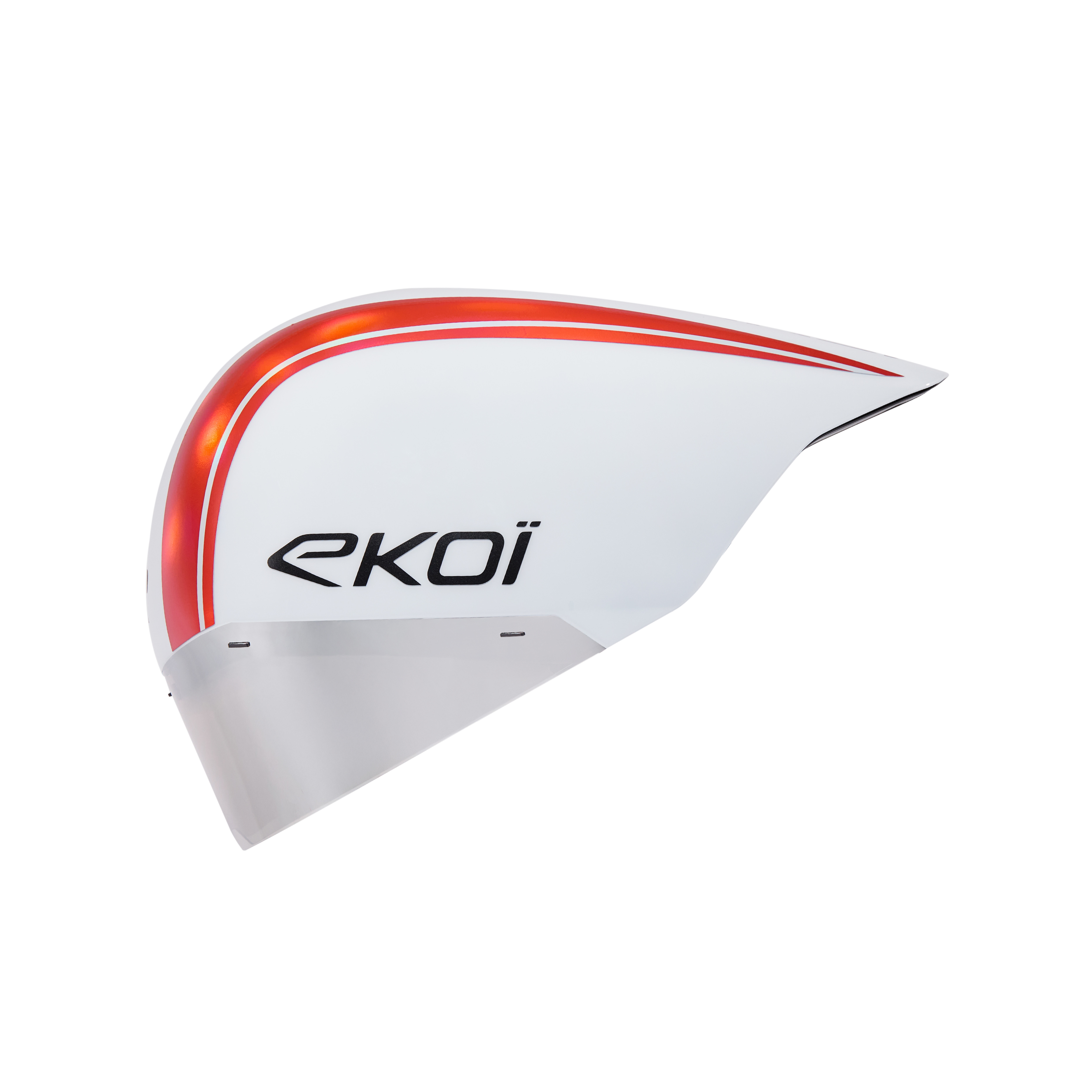 Casque EKOI Racing PURE AERO LTD IRONMAN Mirror Cat2 Blanc