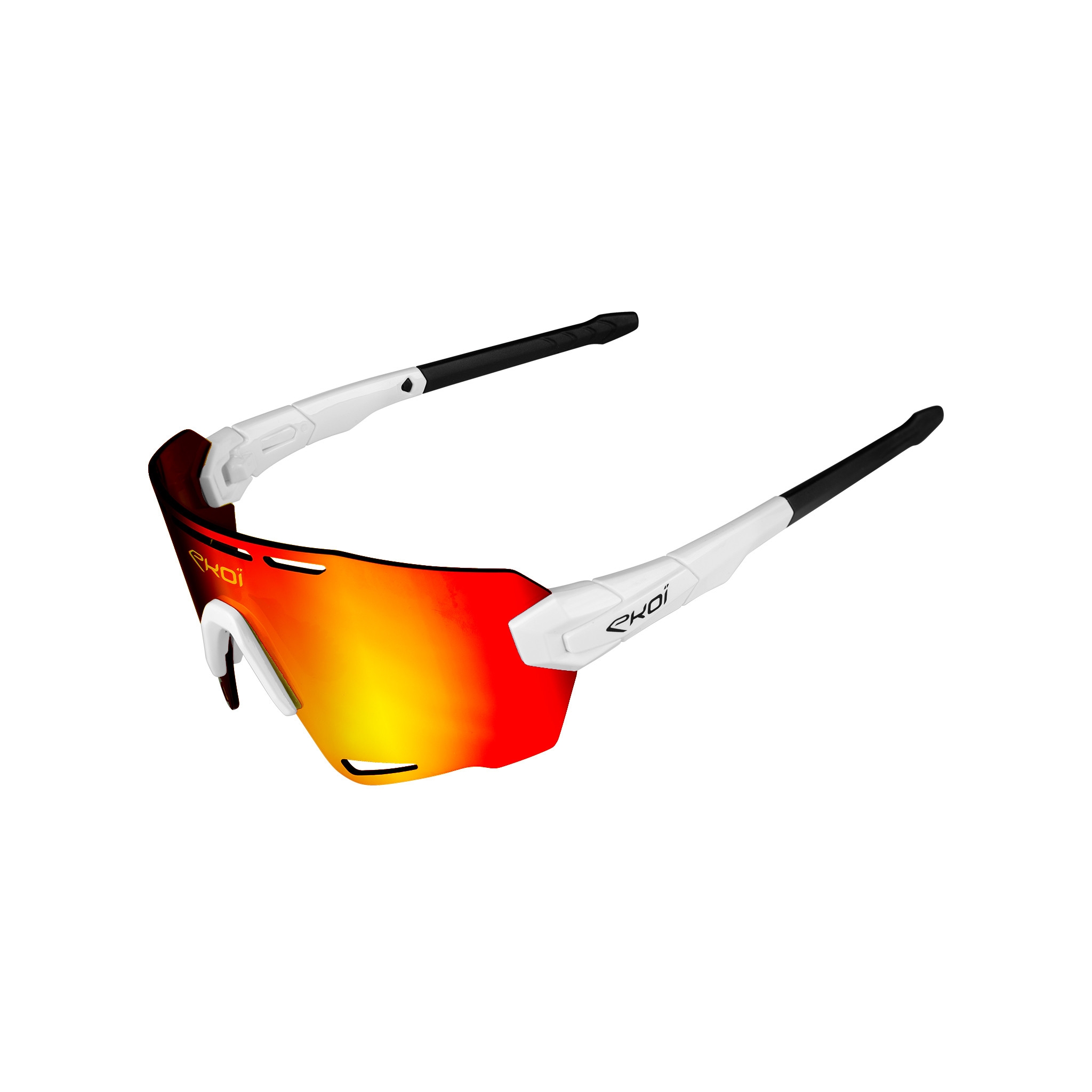 Lunettes EKOI Perf PREMIUM 90 LTD Blanc Revo Rouge Cat3
