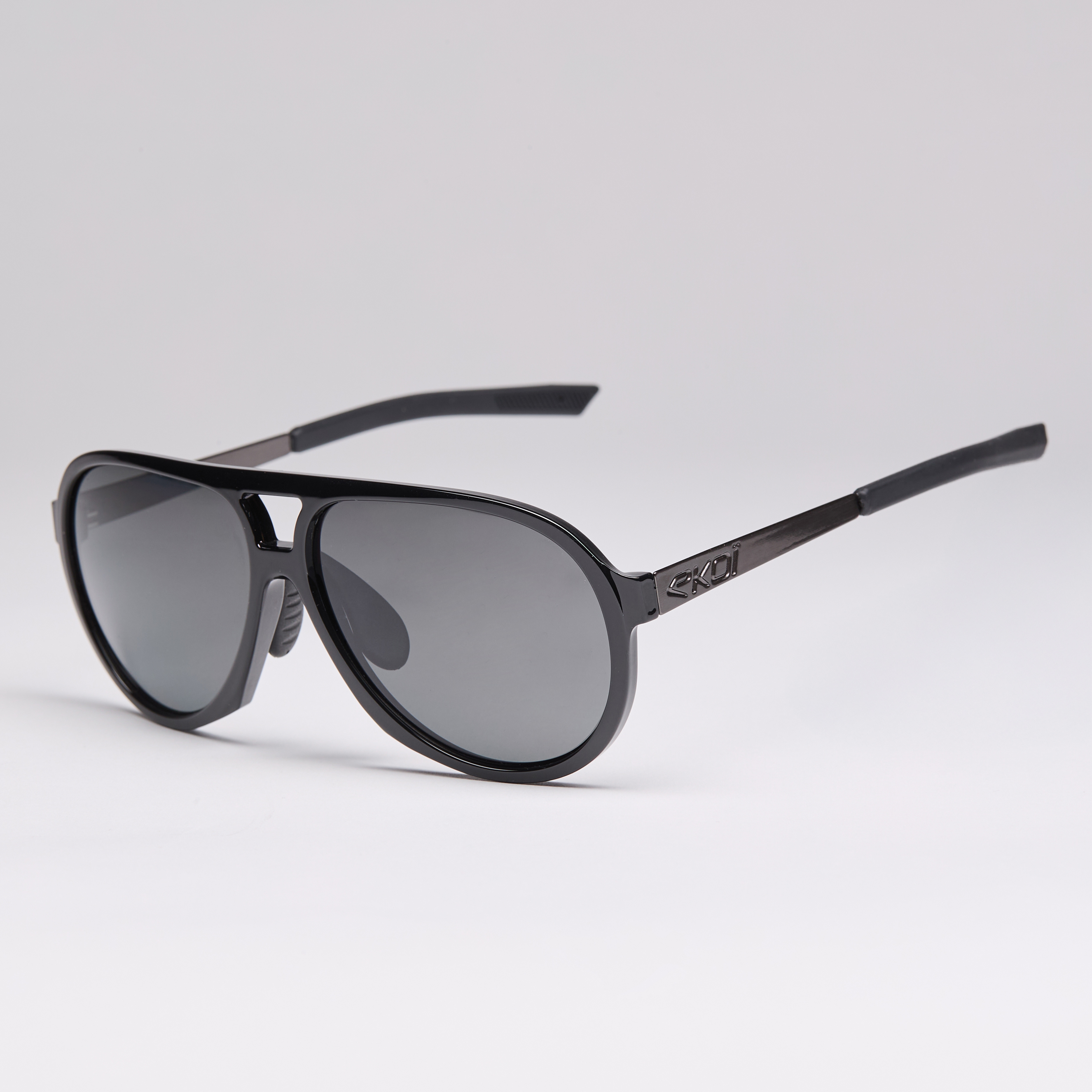 Lunettes EKOI Racing LIFESTYLE PILOT Noir brillant Polarisé