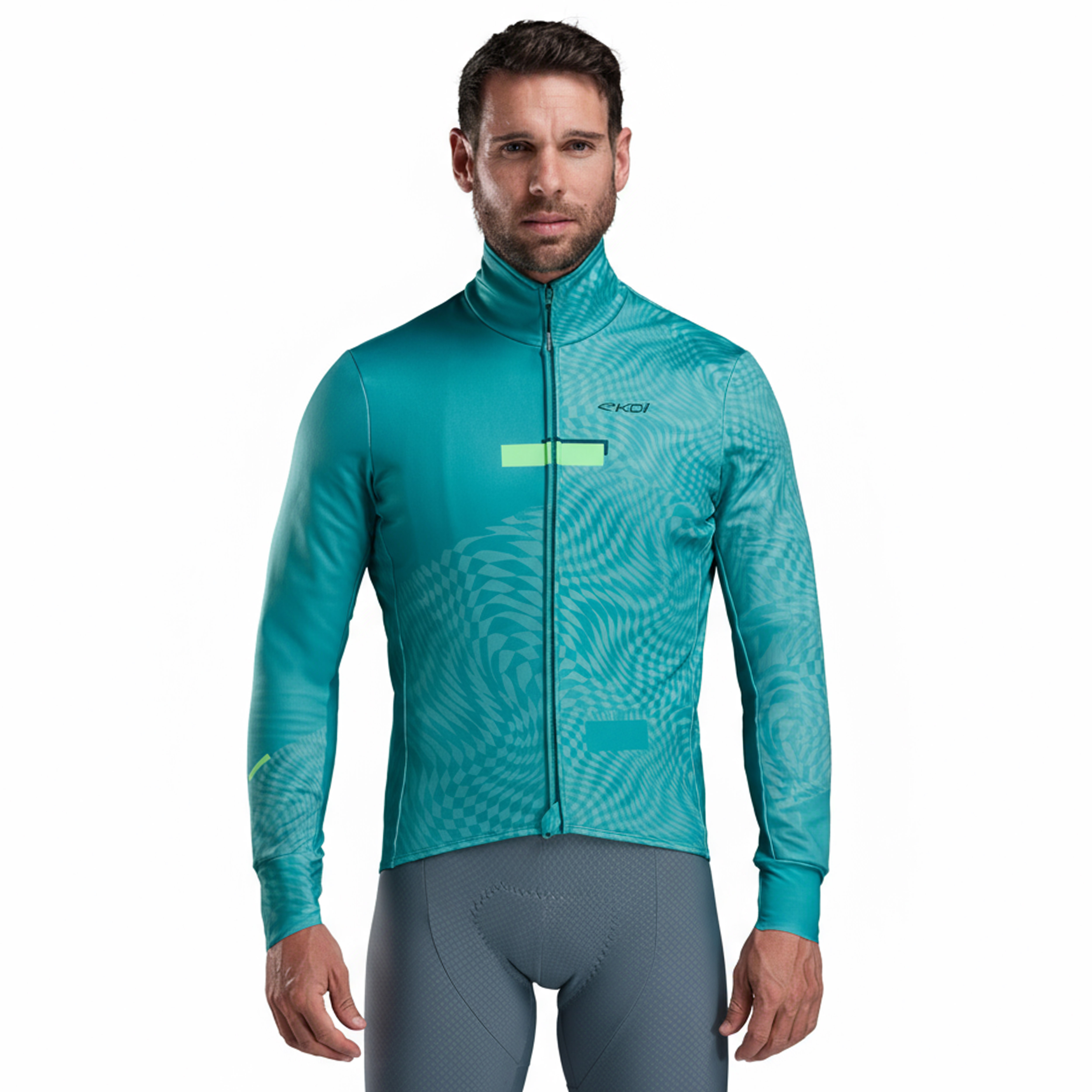 Veste thermique EKOI Perf GRAPHIC Vert Azur