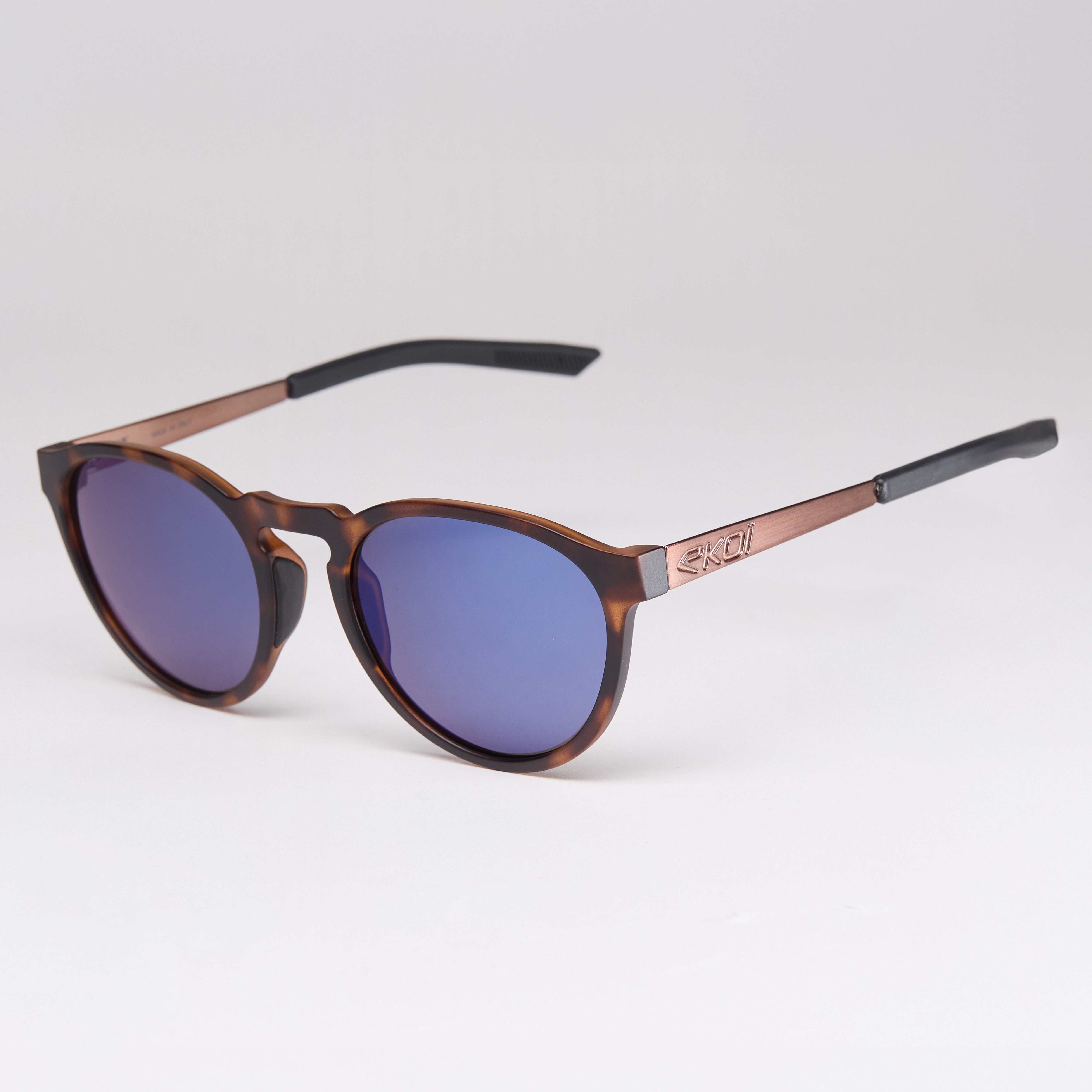 Lunettes EKOI Racing LIFESTYLE RONDES Tortoise Bleu nuit
