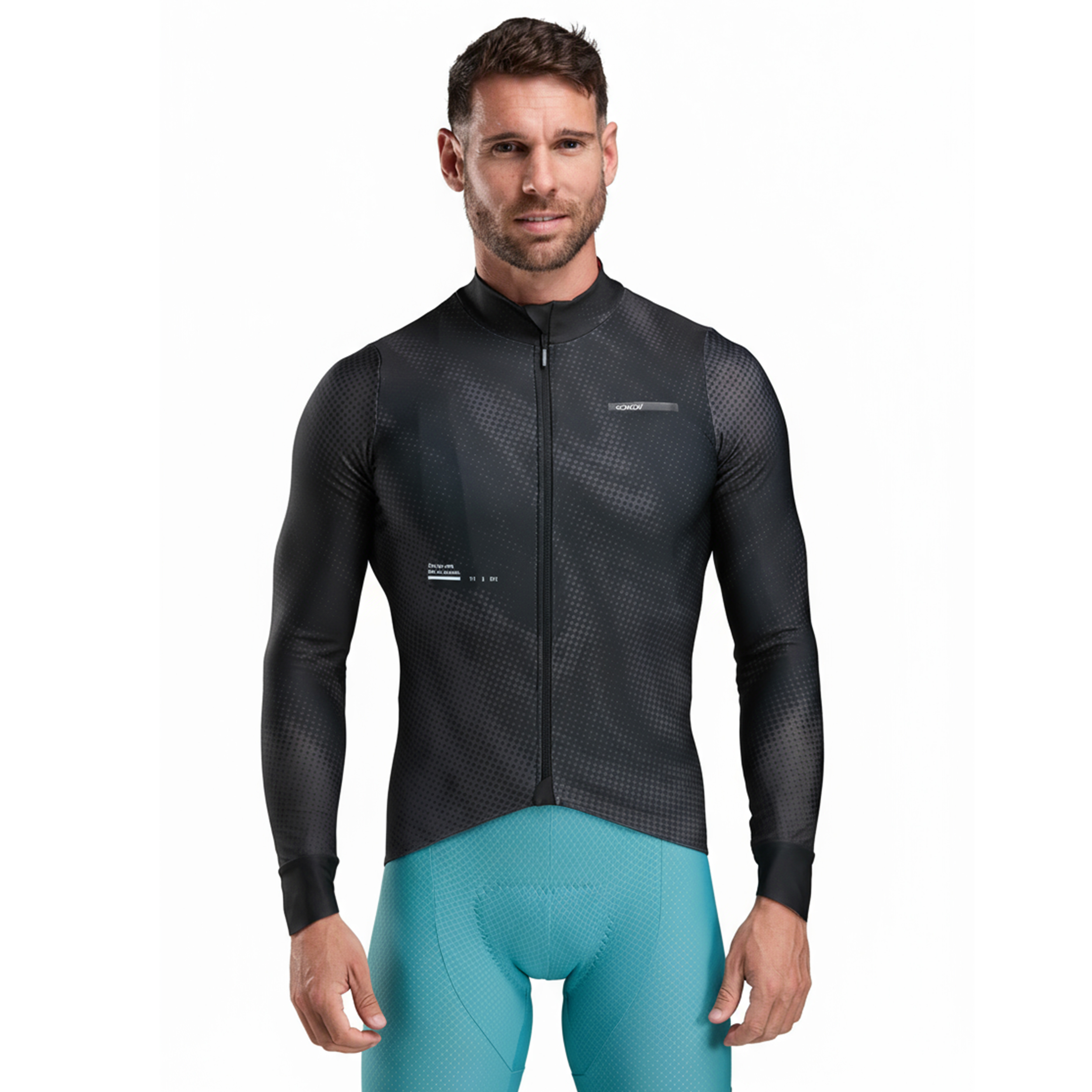 Maillot manches longues EKOI Perf TIE & DYE Noir