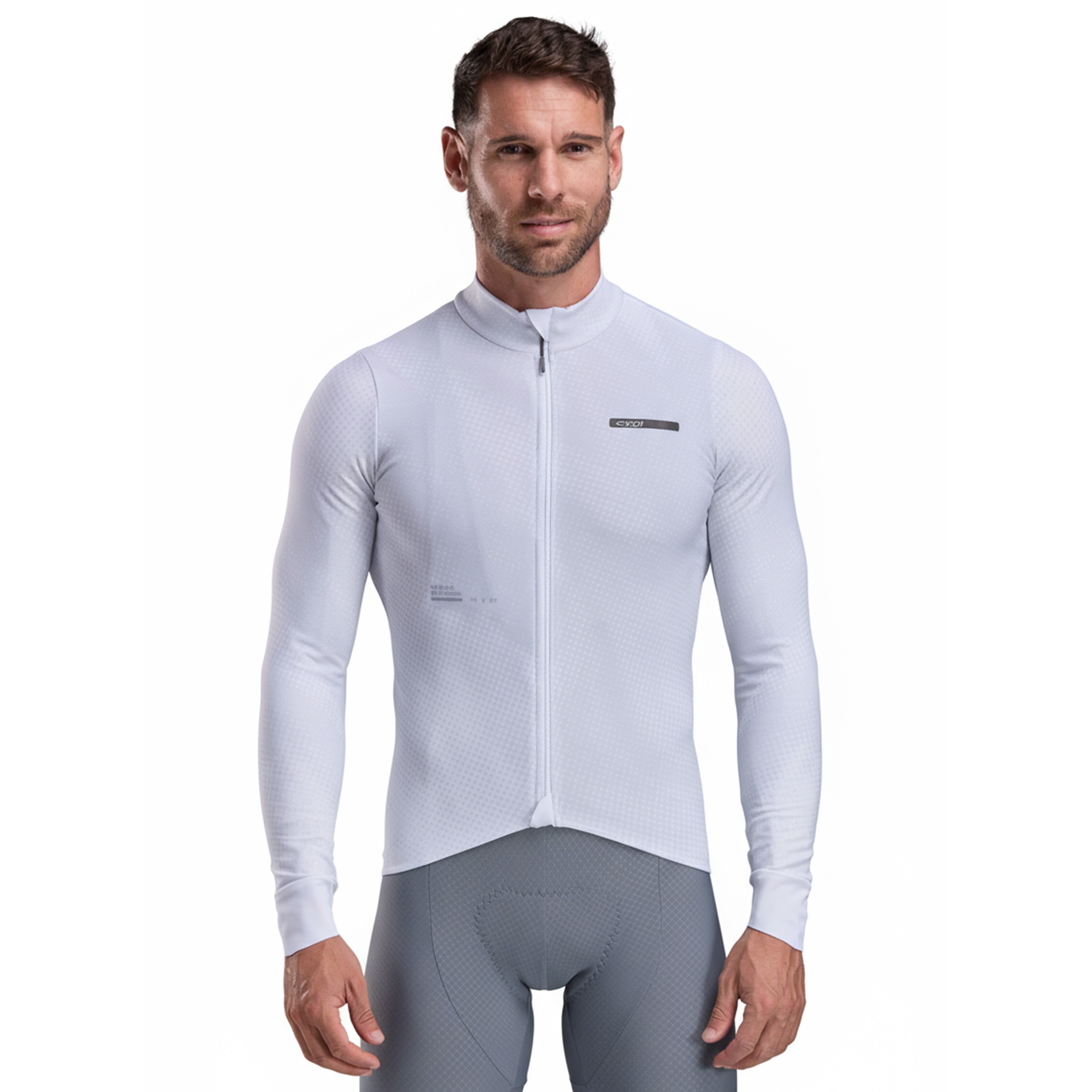 Maillot manches longues EKOI Perf TIE & DYE Blanc