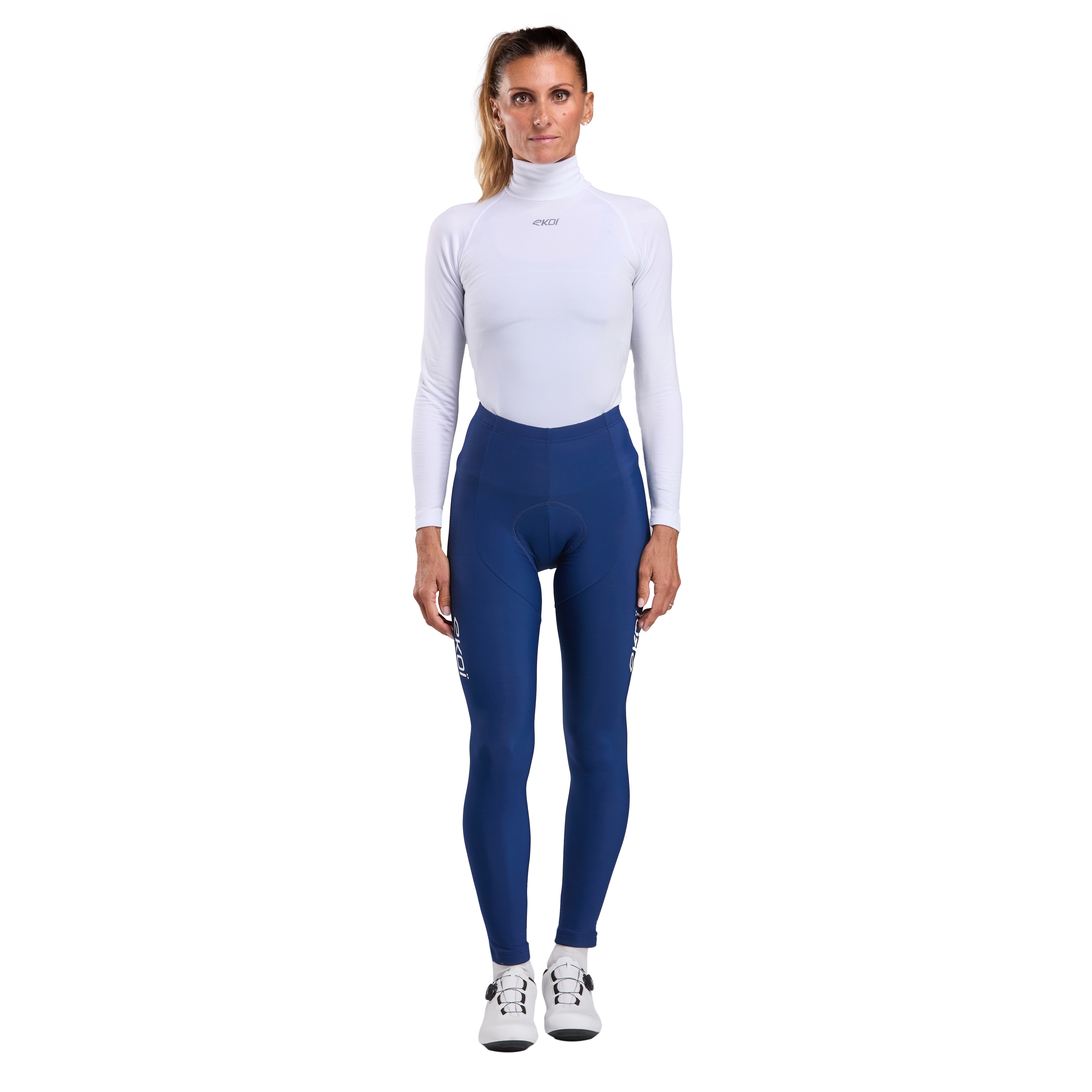 Collant femme EKOI CONFORT GEL sans bretelles Bleu