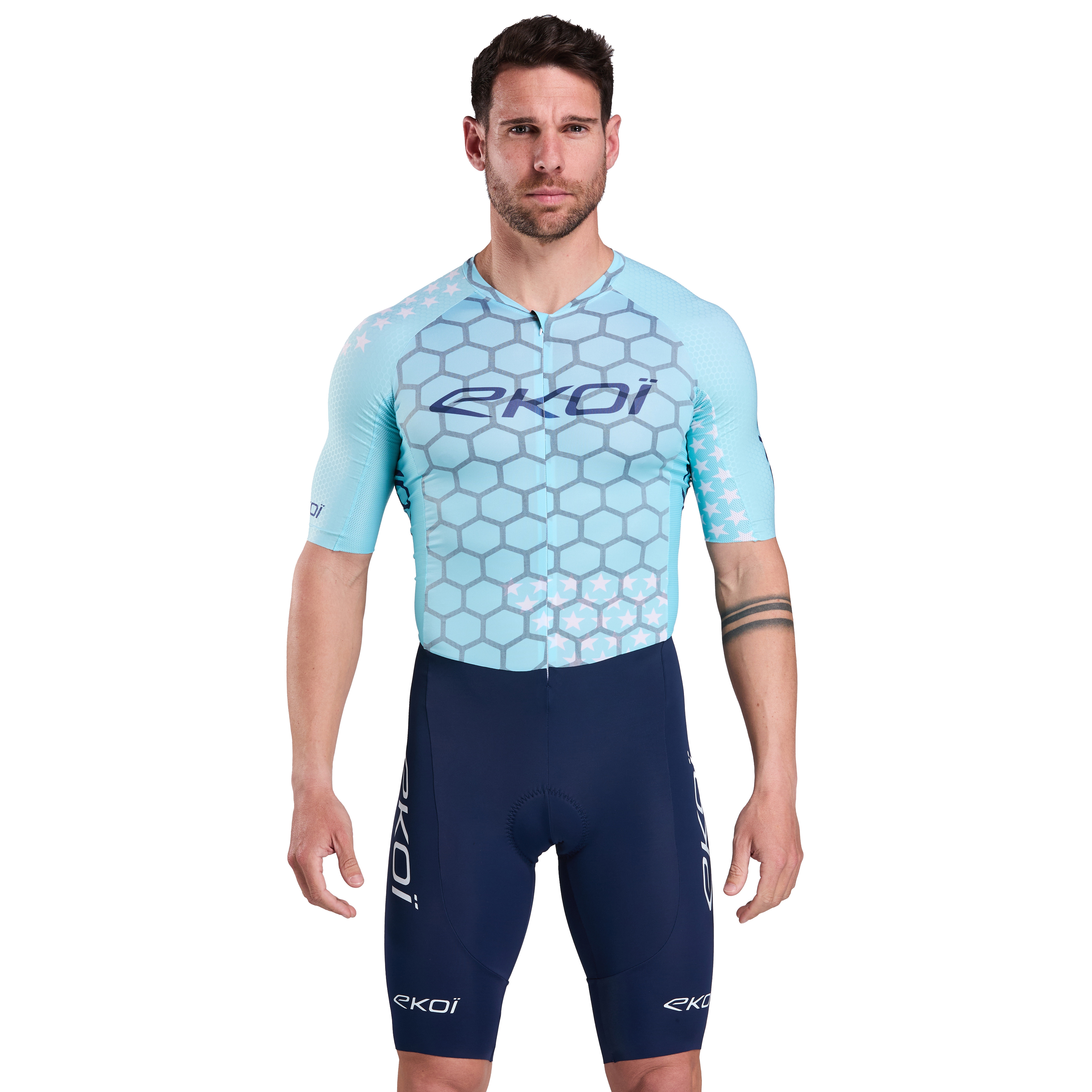 Combinaison triathlon EKOI Racing GRAPHENE Azur