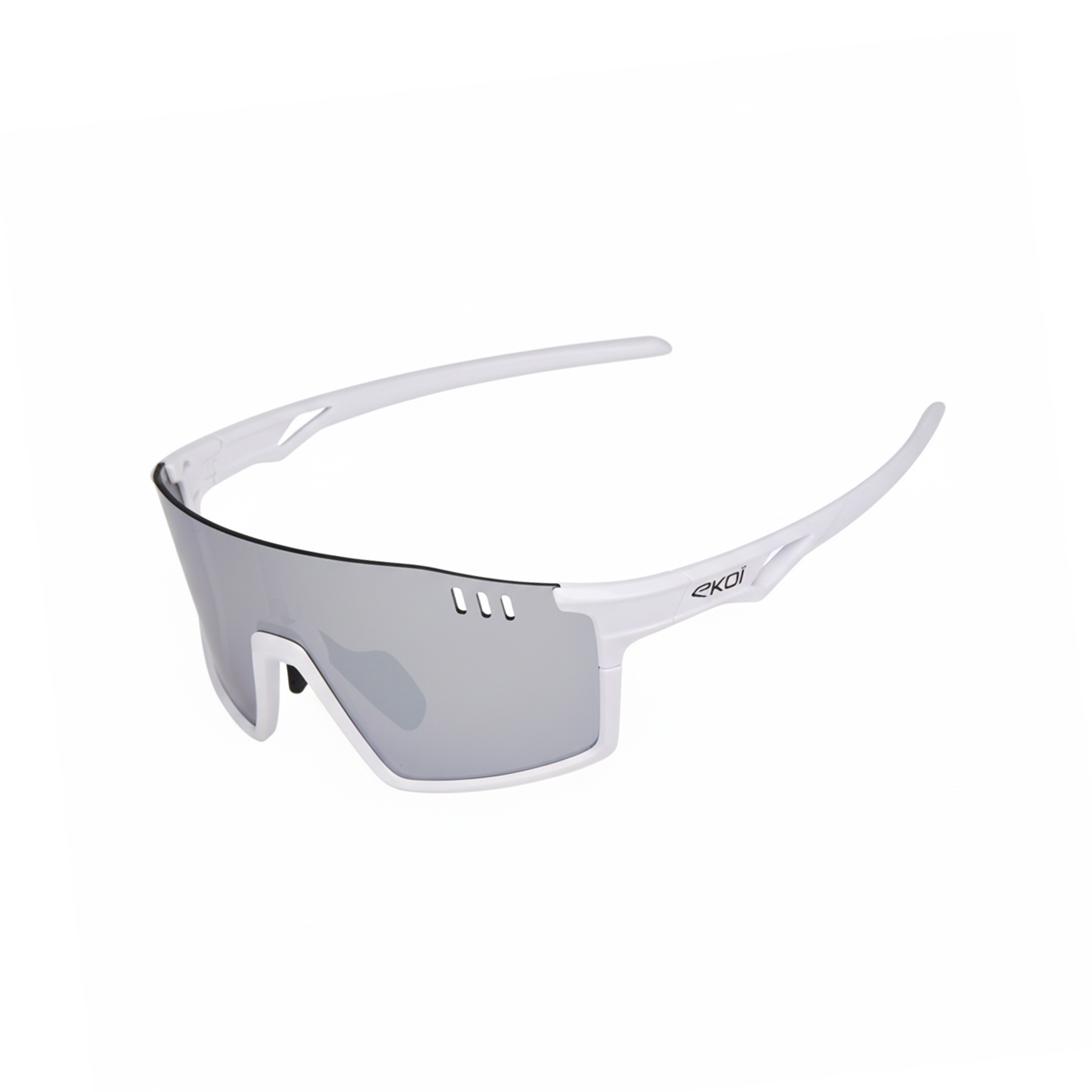 Lunettes EKOI VISION Blanc Mirror Cat3