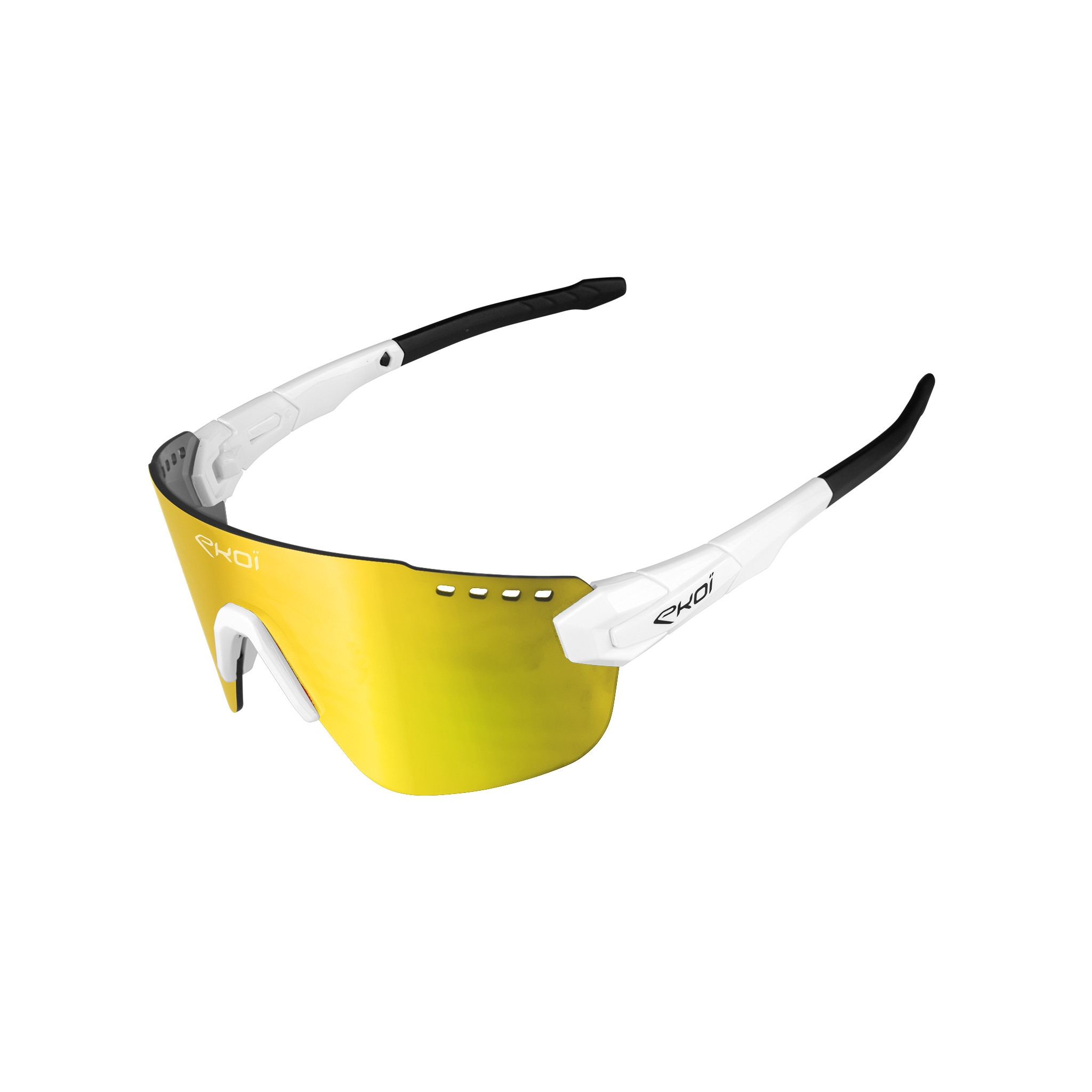 Lunettes EKOI Perf PREMIUM 80 LTD Blanc Revo Gold Cat3