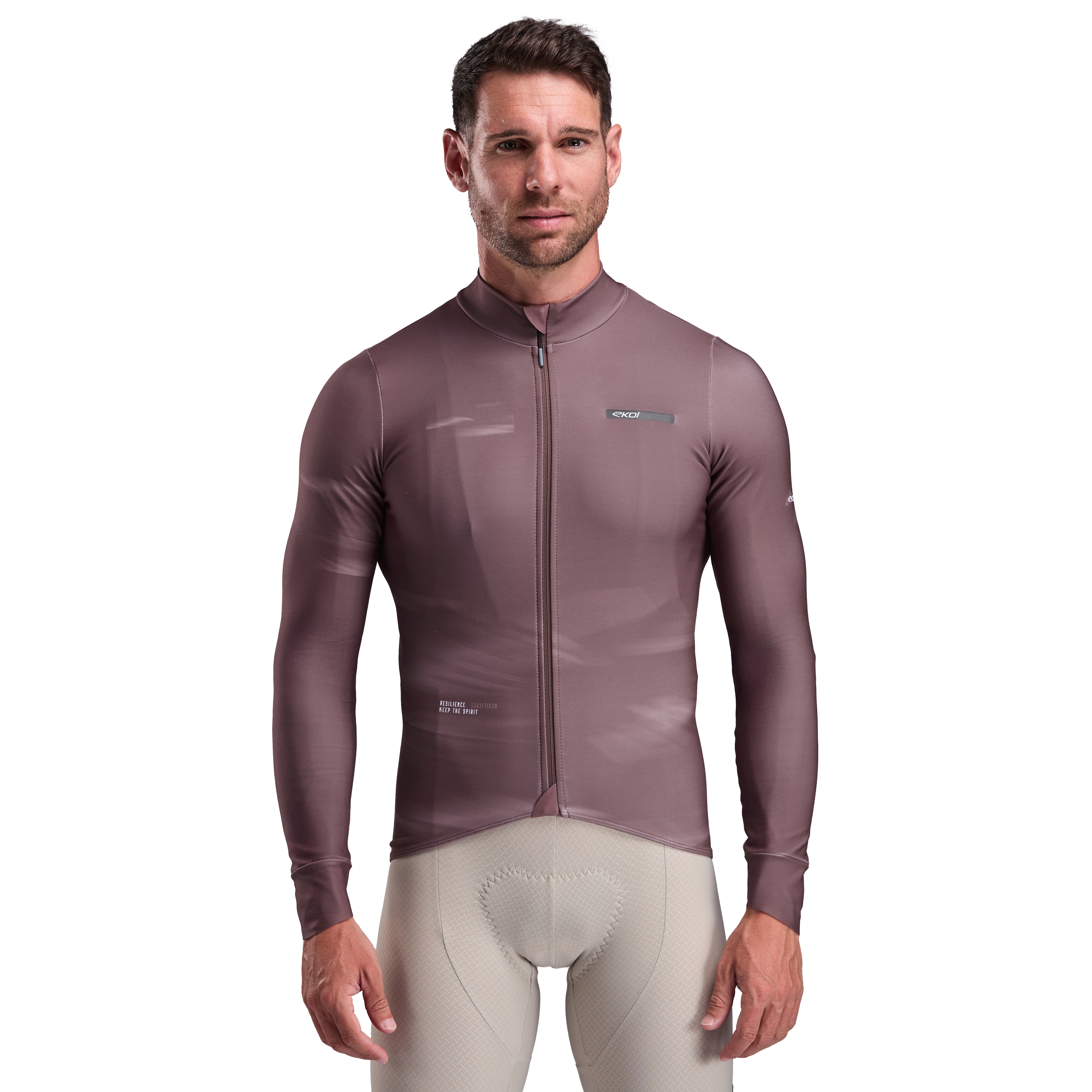 Maillot manches longues EKOI Perf RESILIENCE Marron