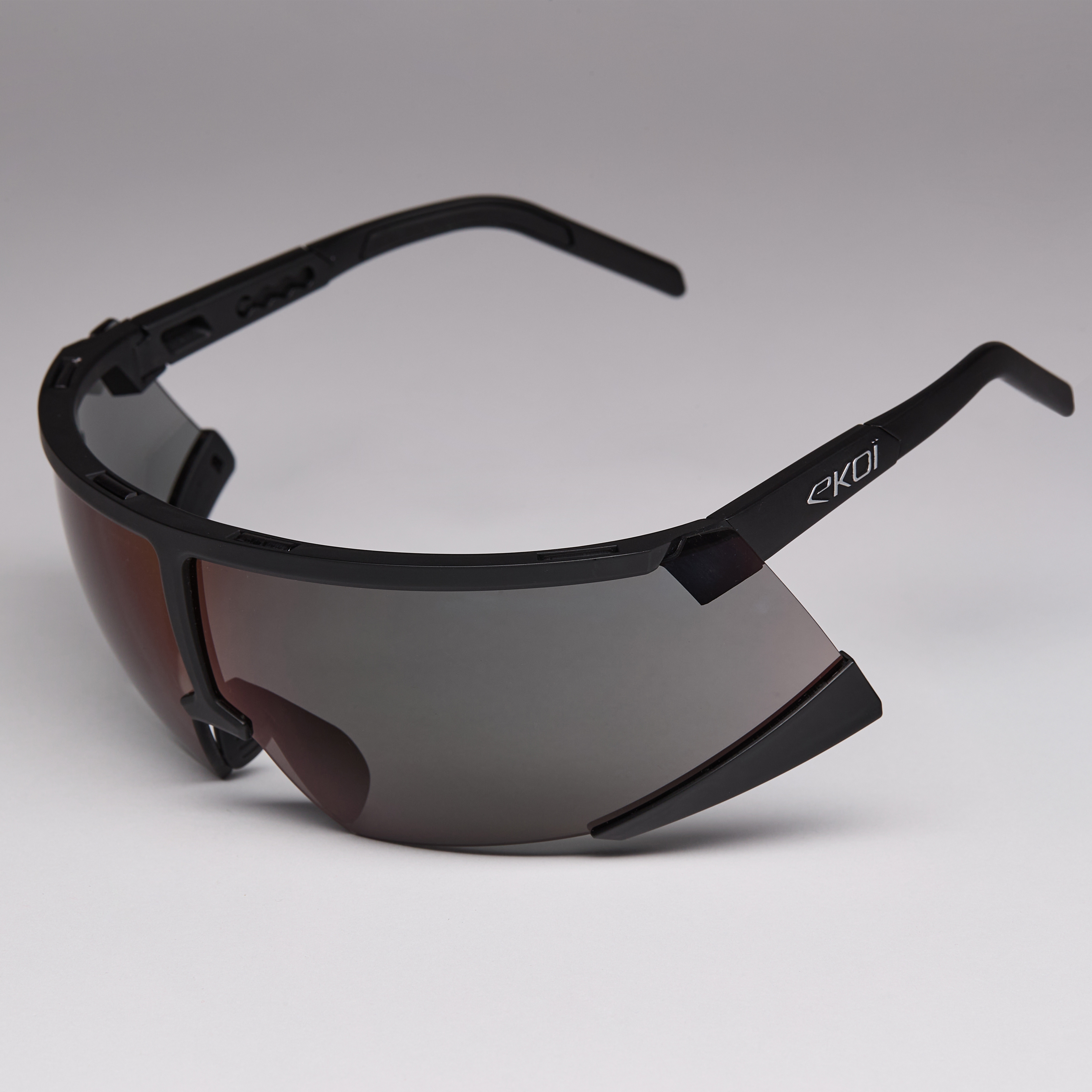 Lunettes EKOI Racing S-AERO Noir Silver ZEISS Black Hole Cat3