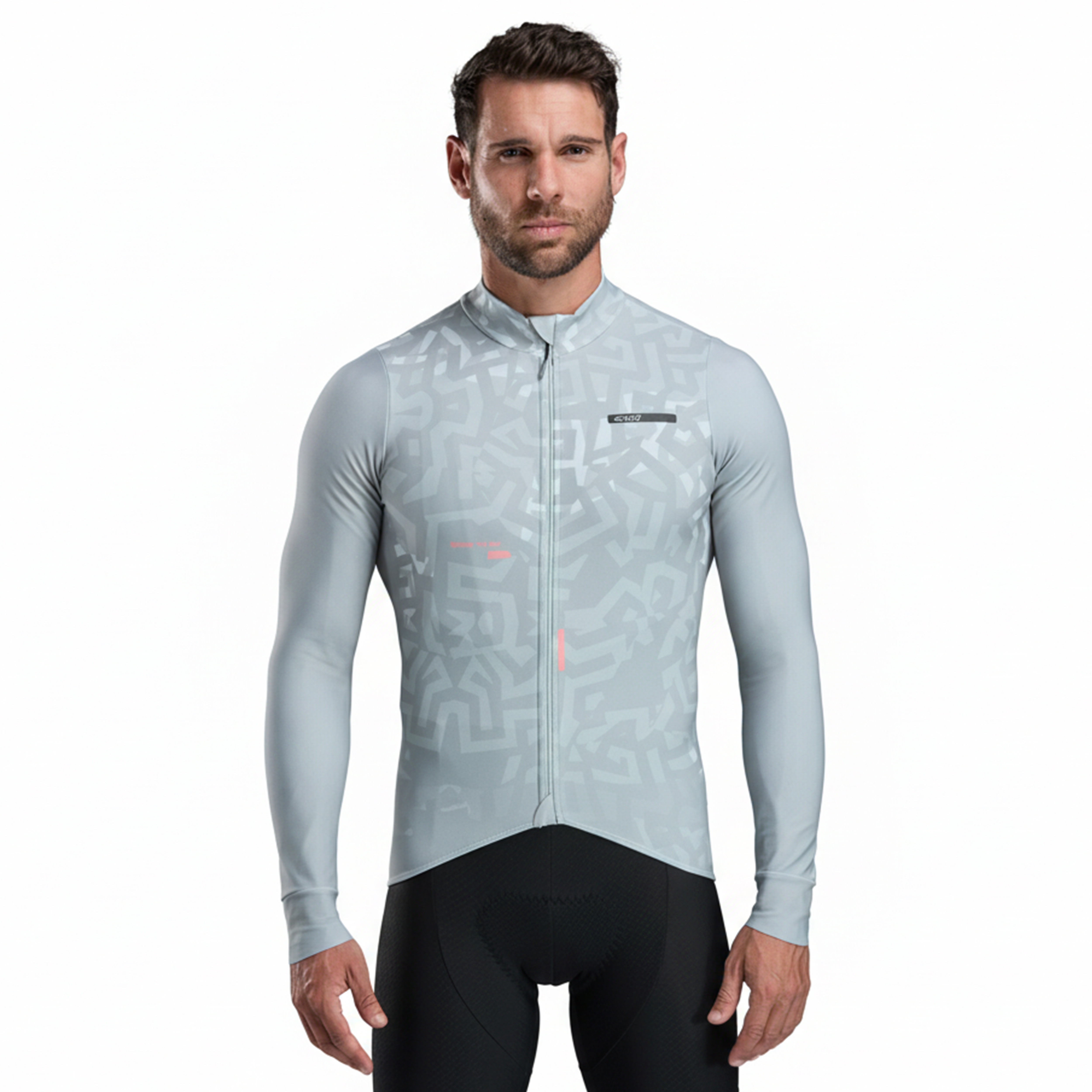 Maillot manches longues EKOI Perf GRAFFITI Gris