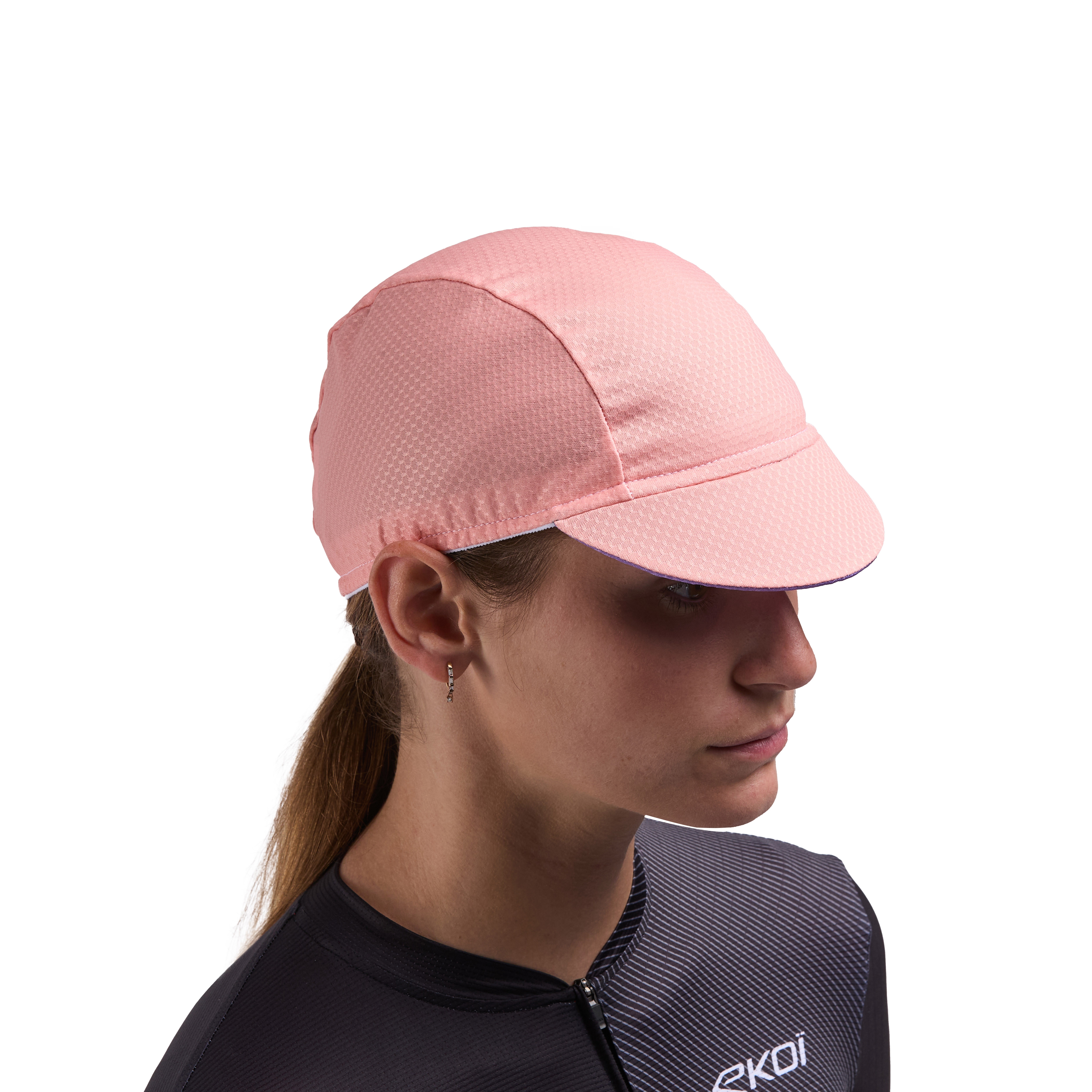 Casquette vélo femme EKOI Perf Corail