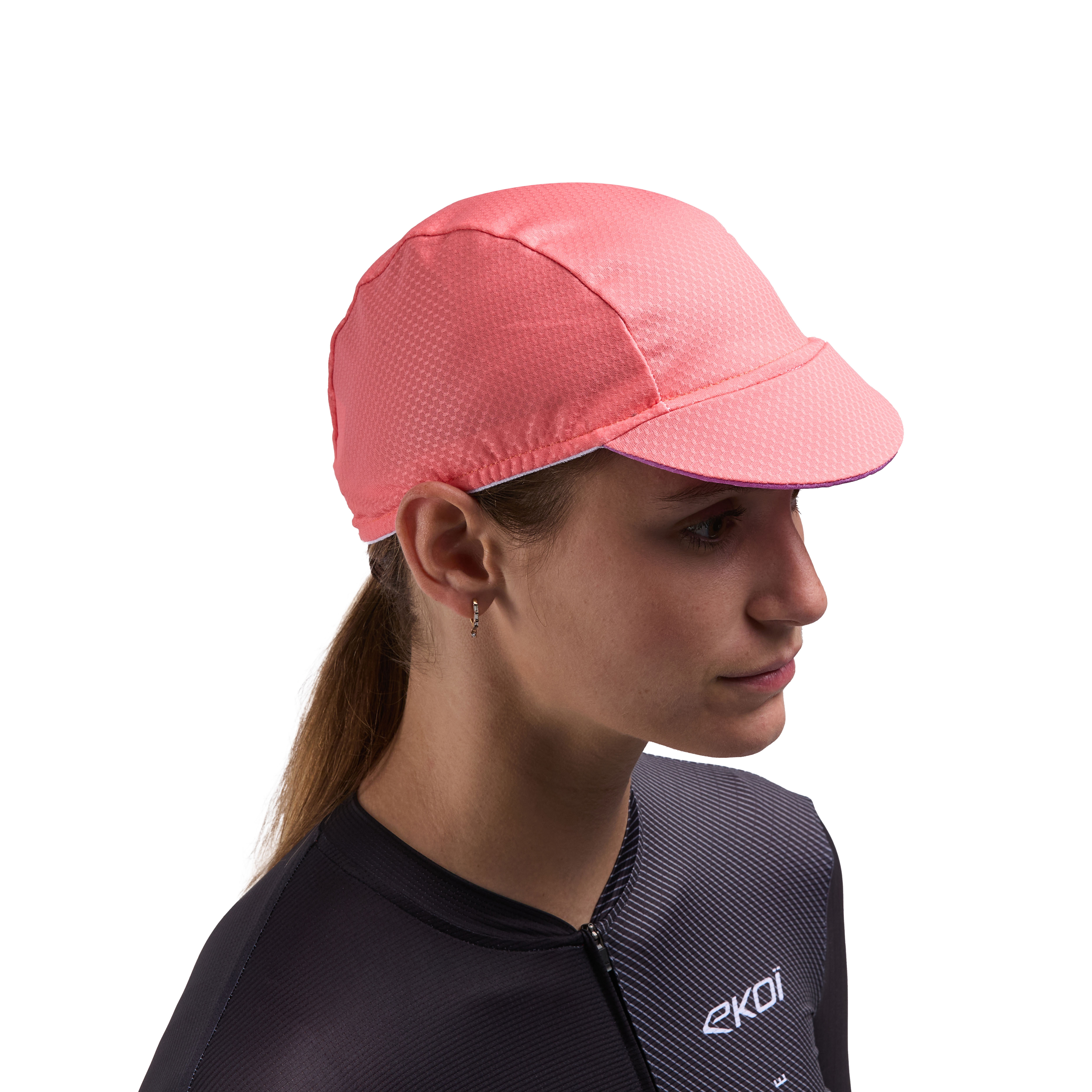 Casquette vélo femme EKOI Perf Orange