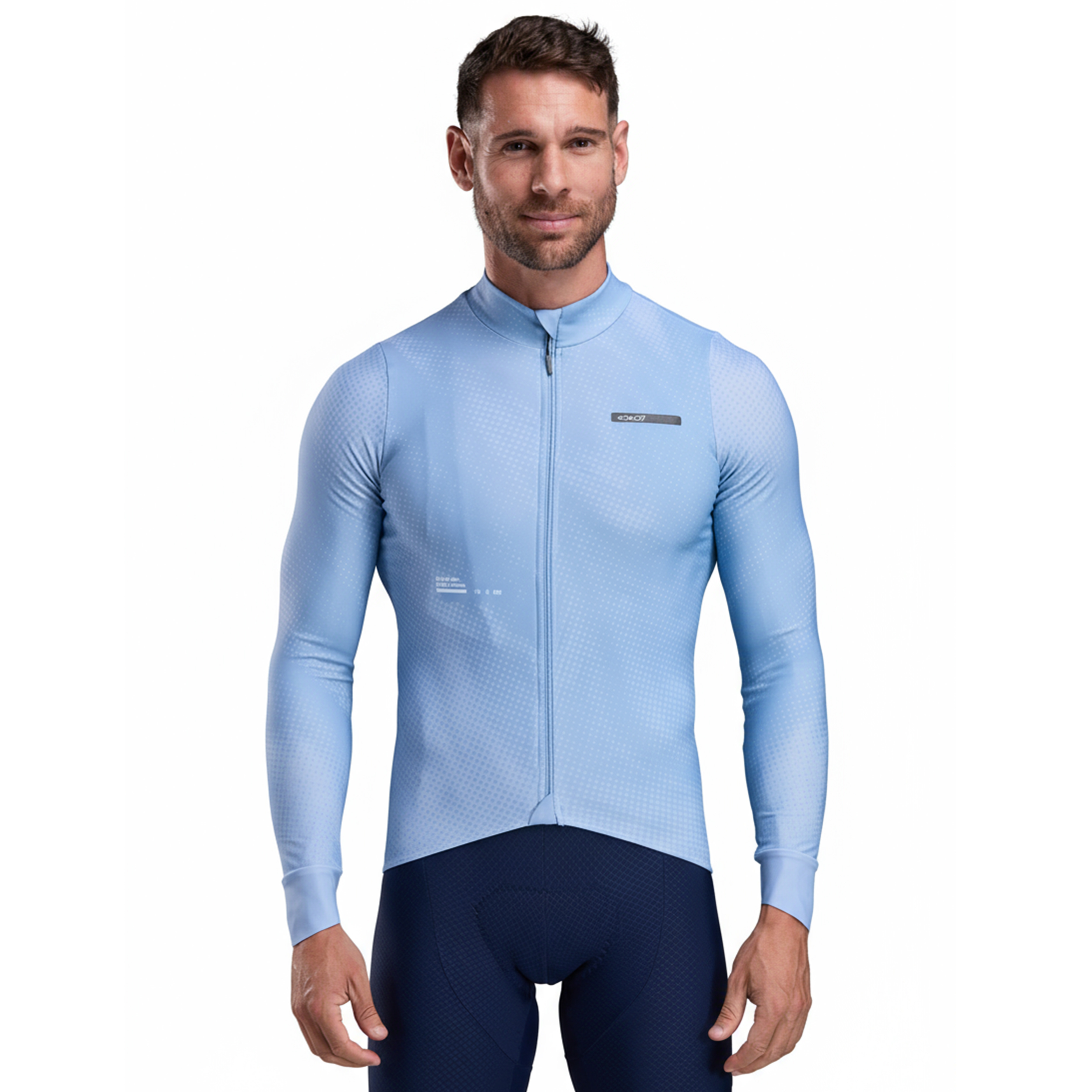 Maillot manches longues EKOI Perf TIE & DYE Ciel