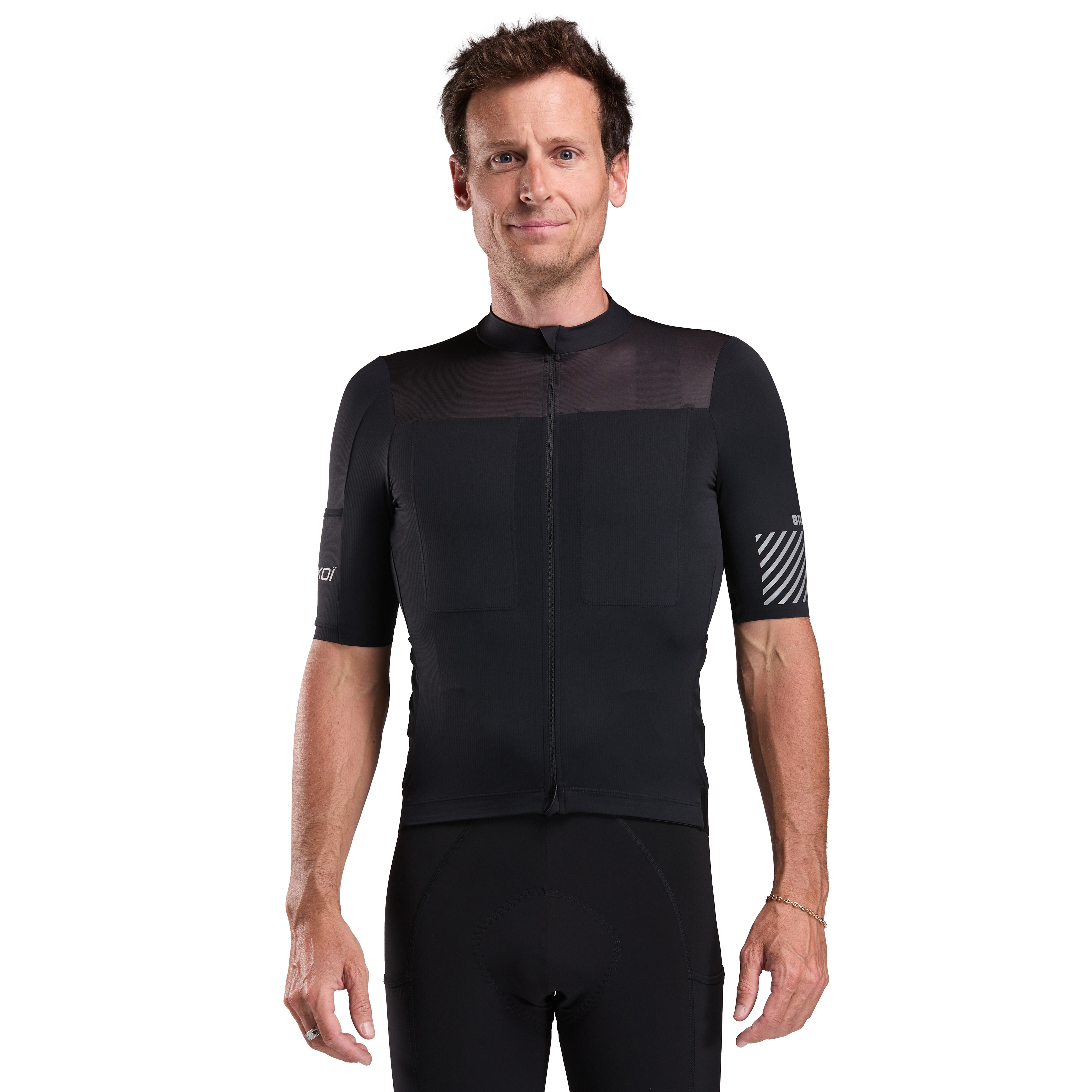 Maillot EKOI Racing CARGO HYDRA+700 BIKINGMAN REFLECTIVE Noir