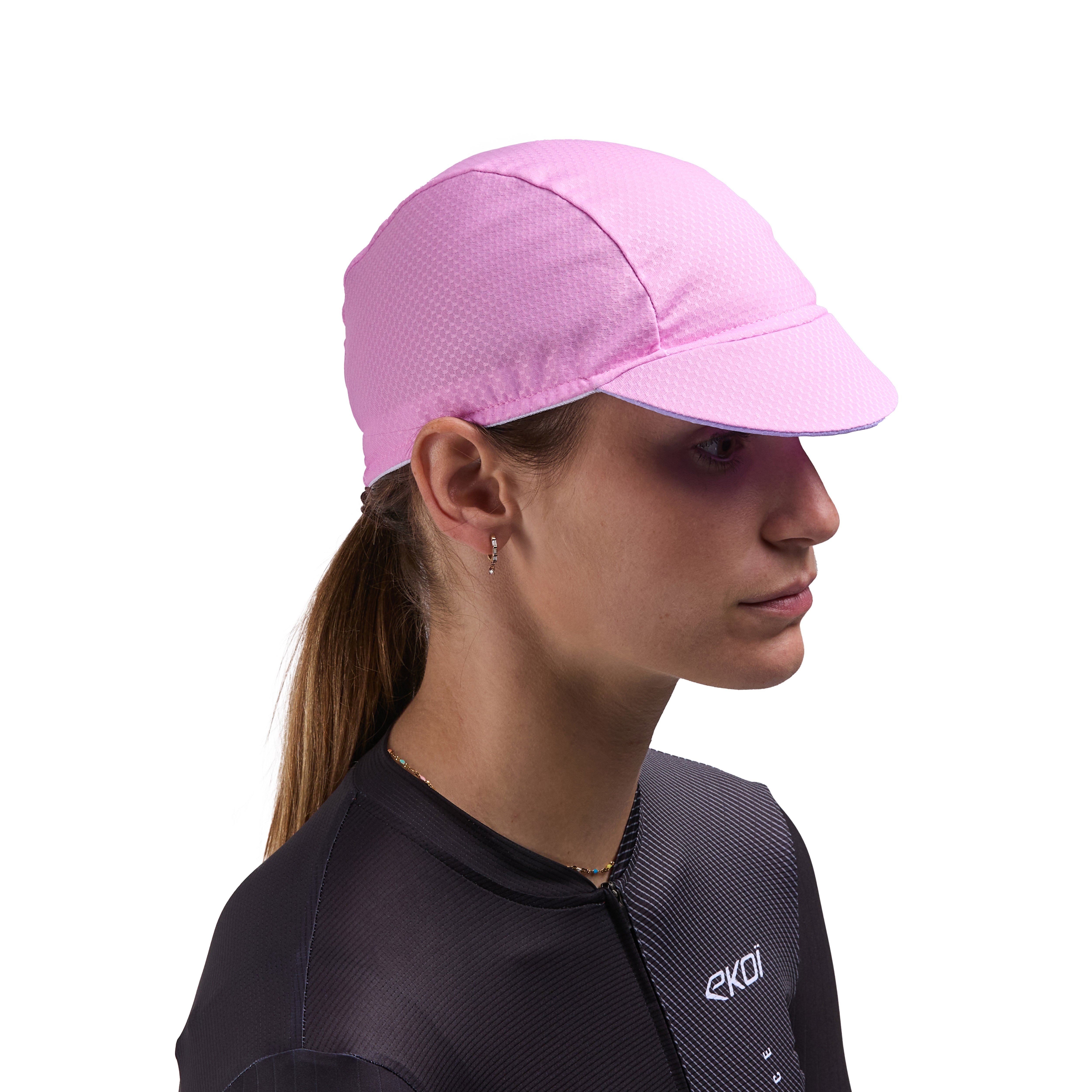 Casquette vélo femme EKOI Perf Rose