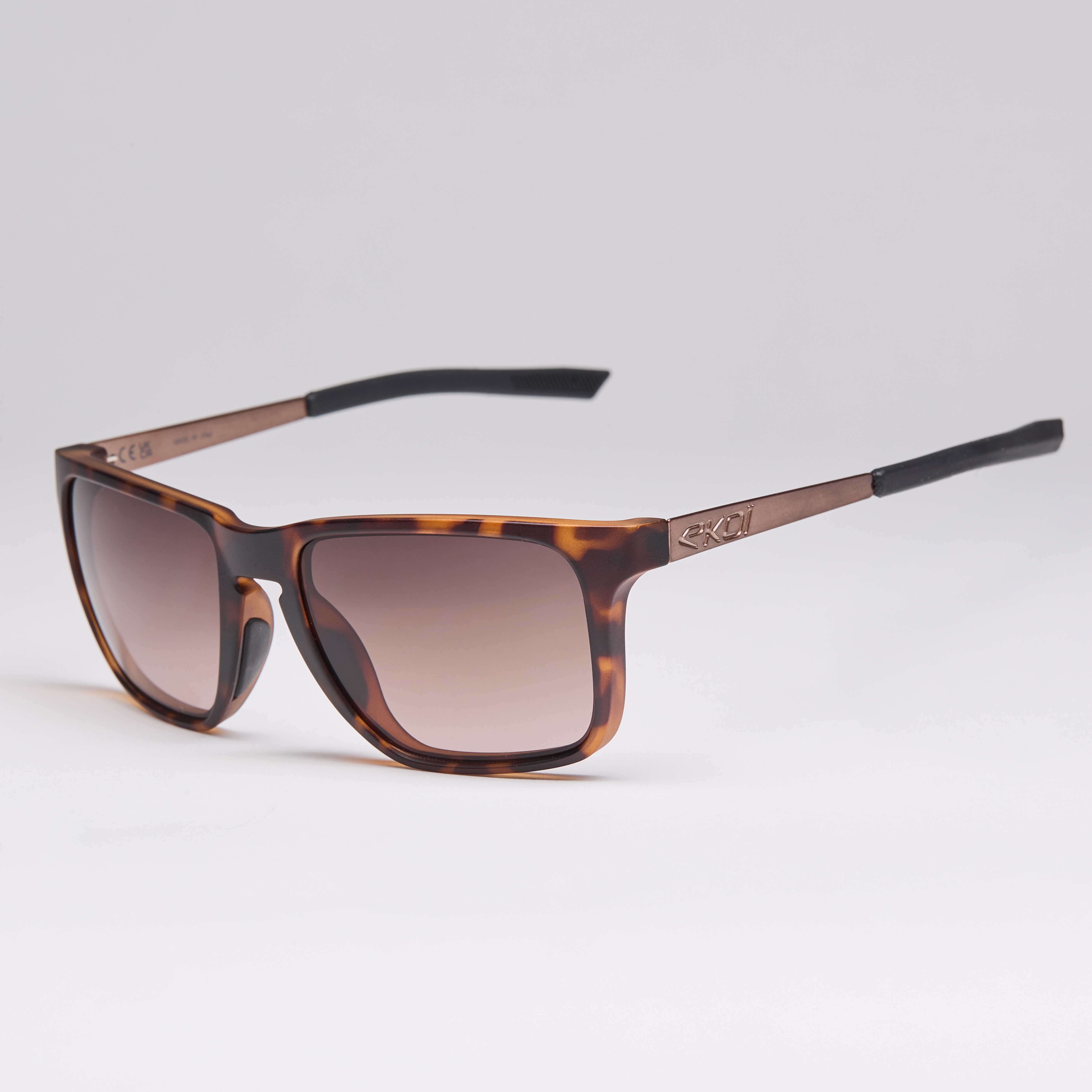 Lunettes EKOI Racing LIFESTYLE CARRES Tortoise Chocolat
