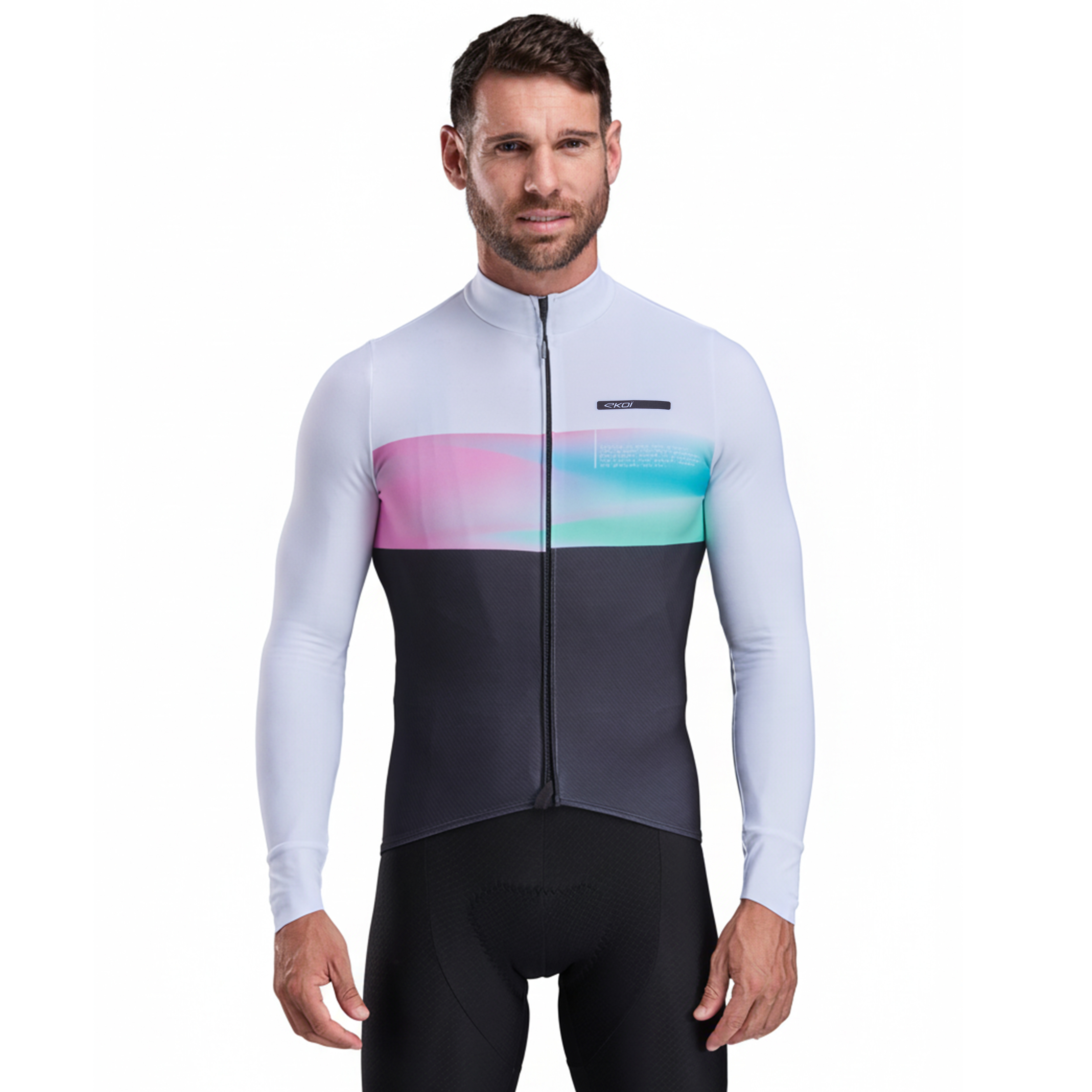 Maillot manches longues EKOI Perf GRADIENT Noir