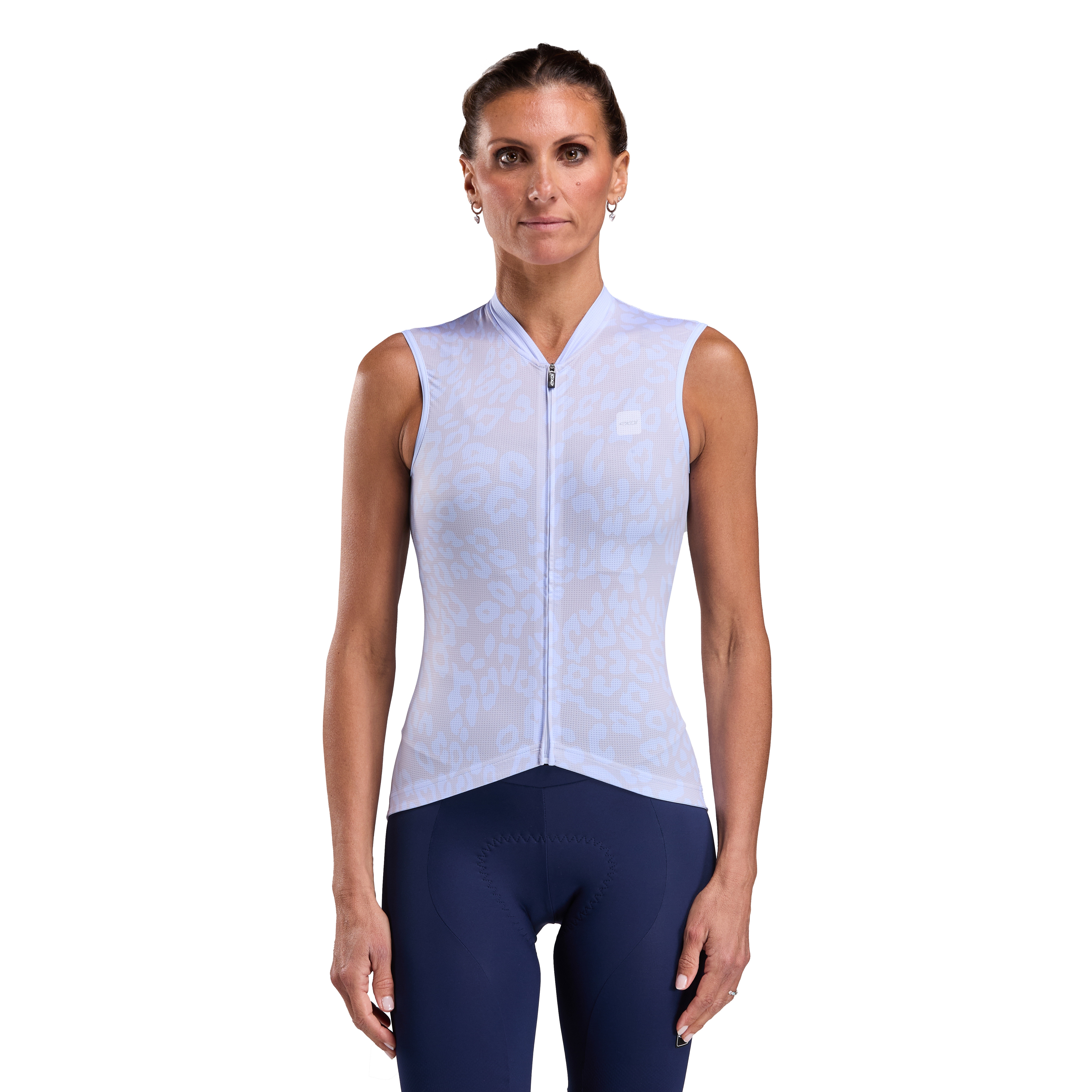 Maillot femme EKOI Perf LEO sans manches Bleu