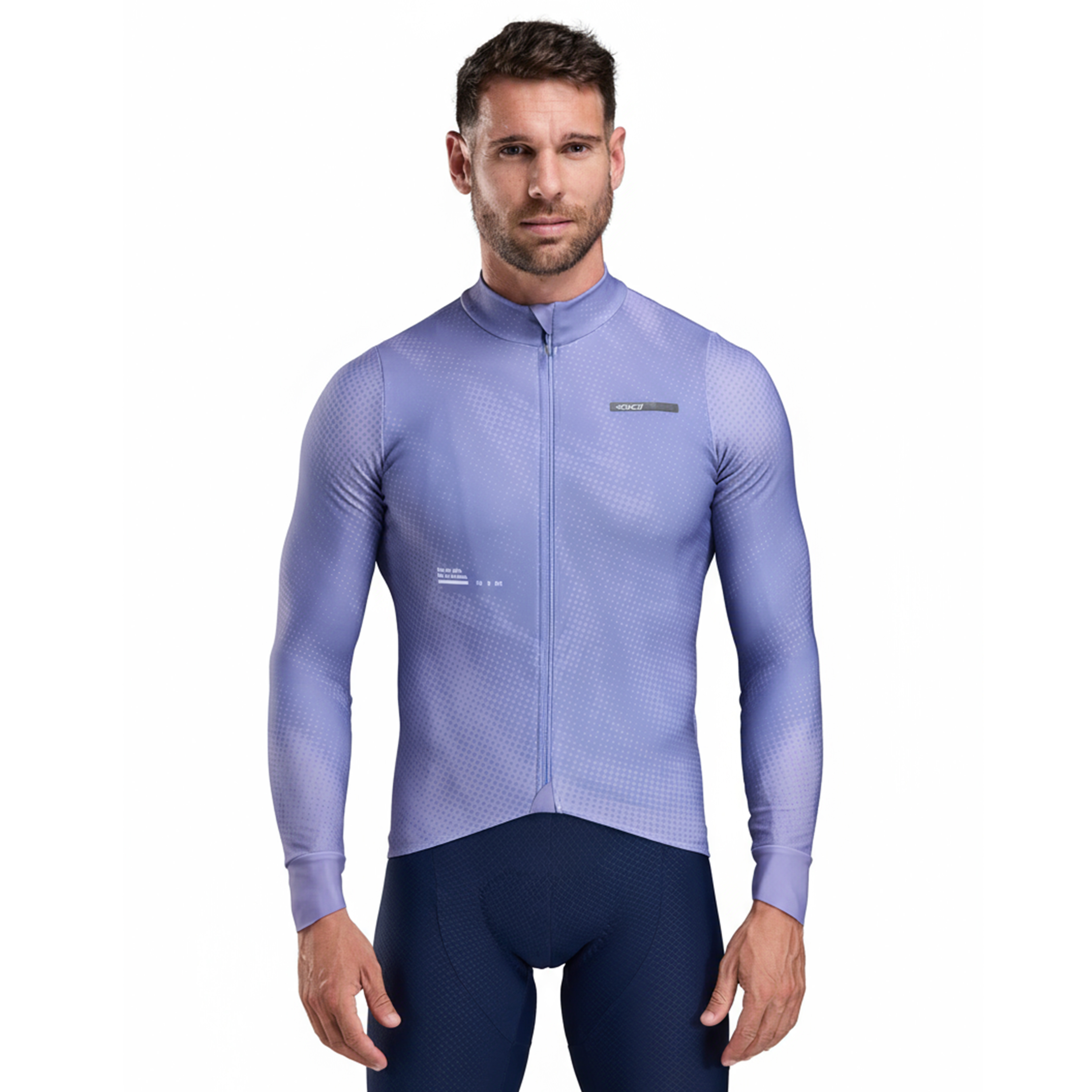 Maillot manches longues EKOI Perf TIE & DYE Violet