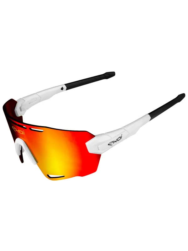 Produit Lunettes EKOI Perf PREMIUM 90 LTD Blanc Revo Rouge Cat3 Image